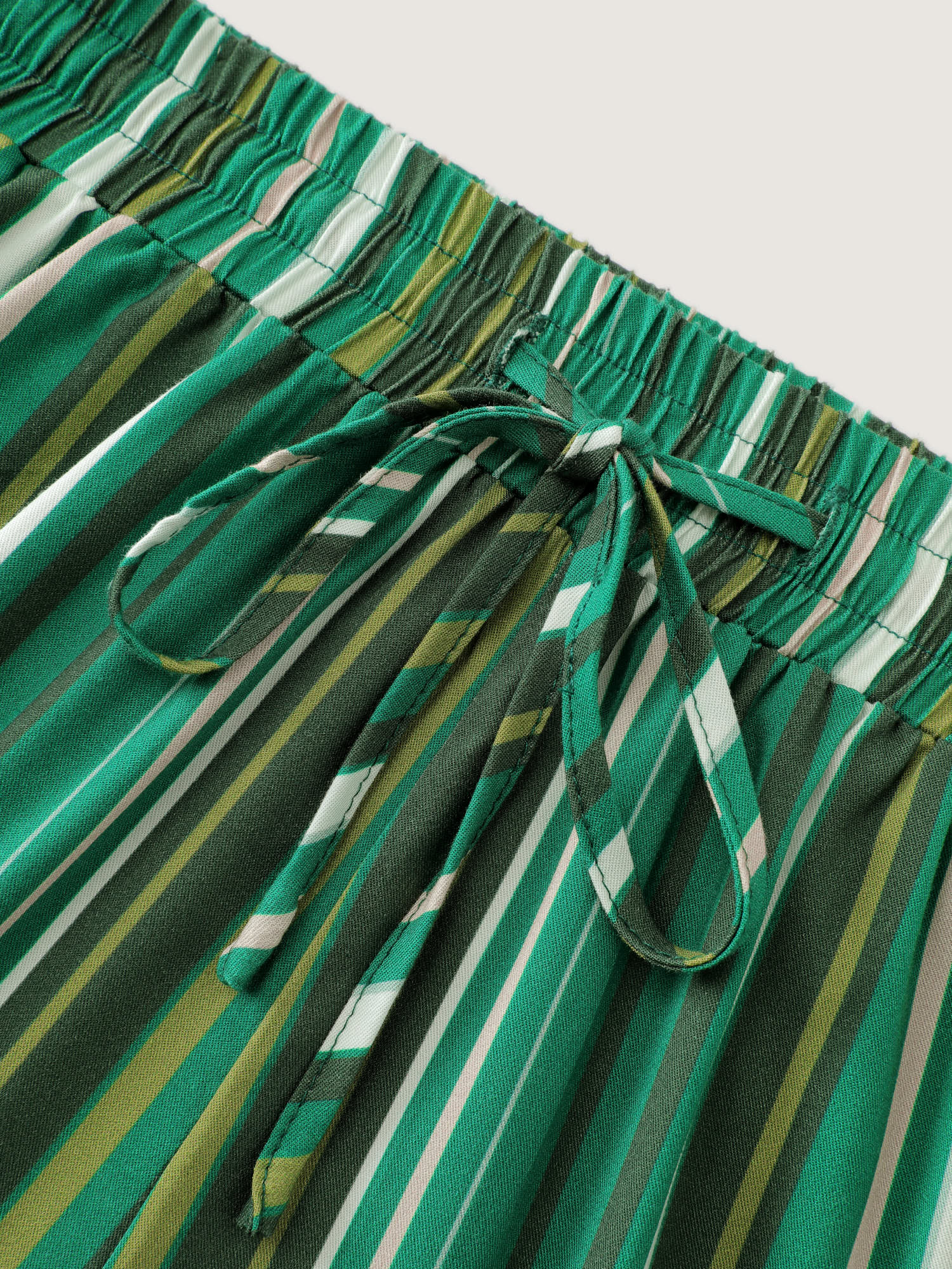Colorful Stripes Drawstring Waist Pants - Image 6