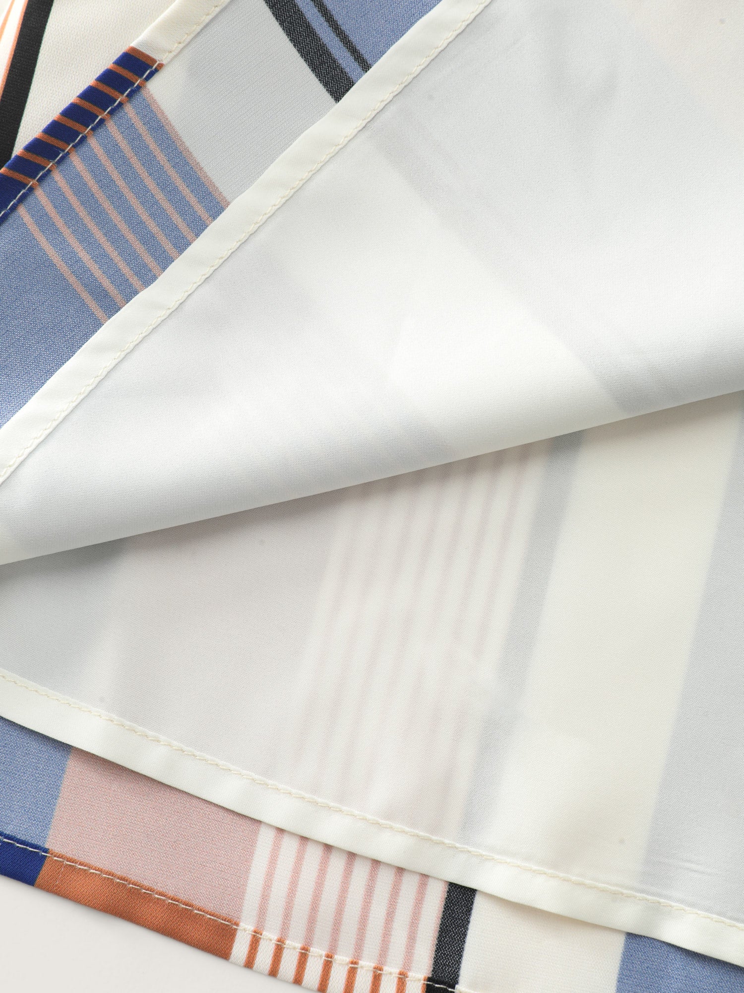Colorful Stripes Lined Breathable Blouse - Image 6