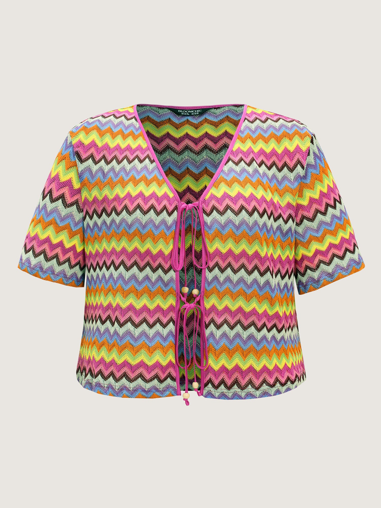 Colorful Wavy Striped Ties Cover-Up - Image 5