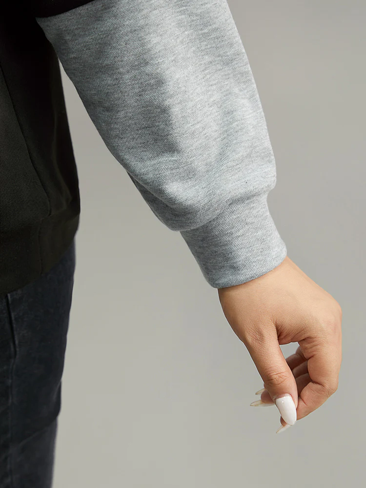 Contrast Contrast Trim O Ring Zipper Jacket - Image 8