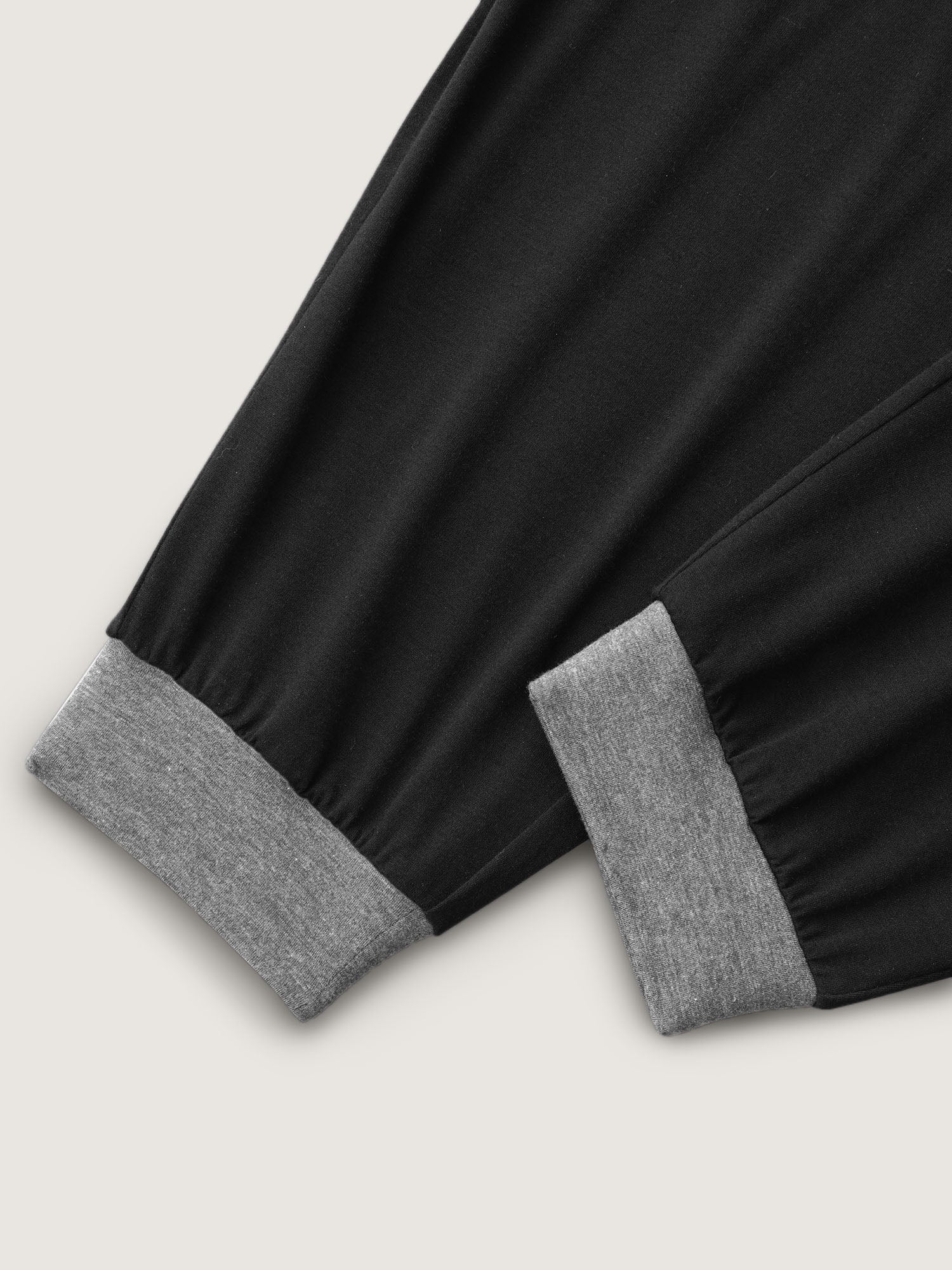 Contrast Drawstring Loungewear Bottoms - Image 6