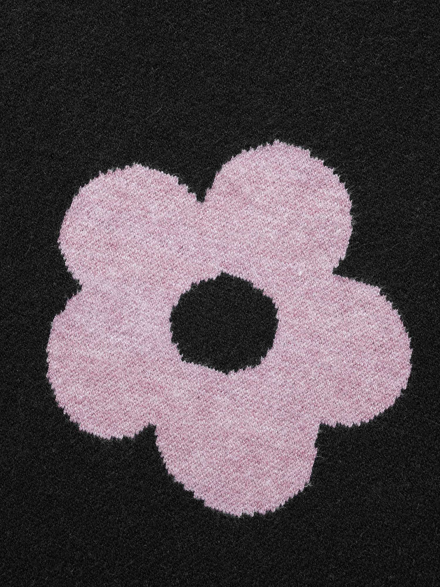 Contrast Floral Drop Shoulder Cardigan - Image 6