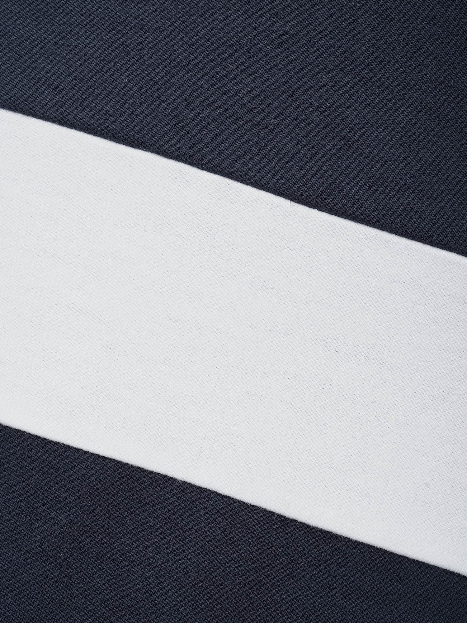 Contrast Patchwork Hooded Sweatshirt - Image 6