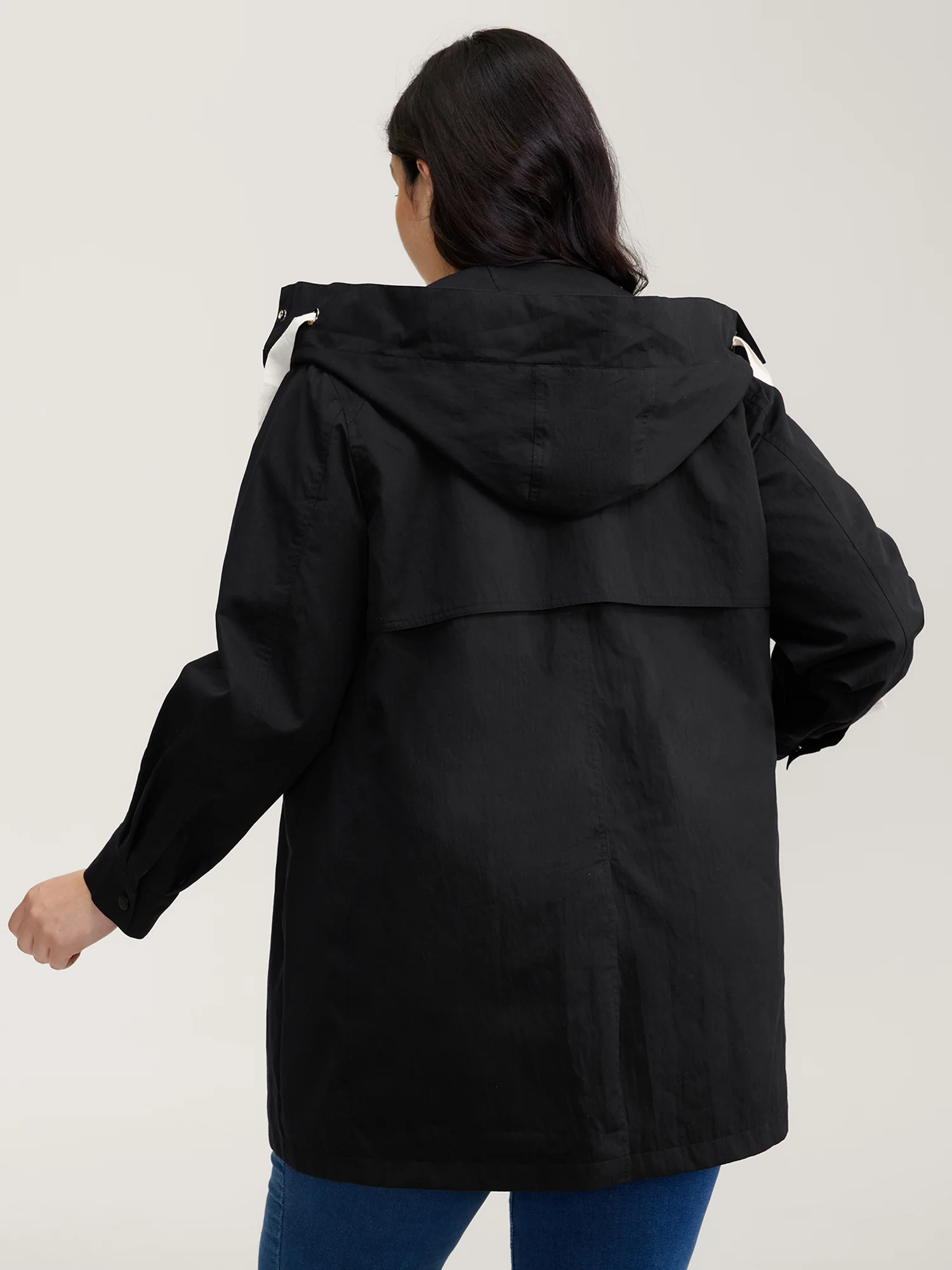 Contrast Pockets Button-Front Coat - Image 5