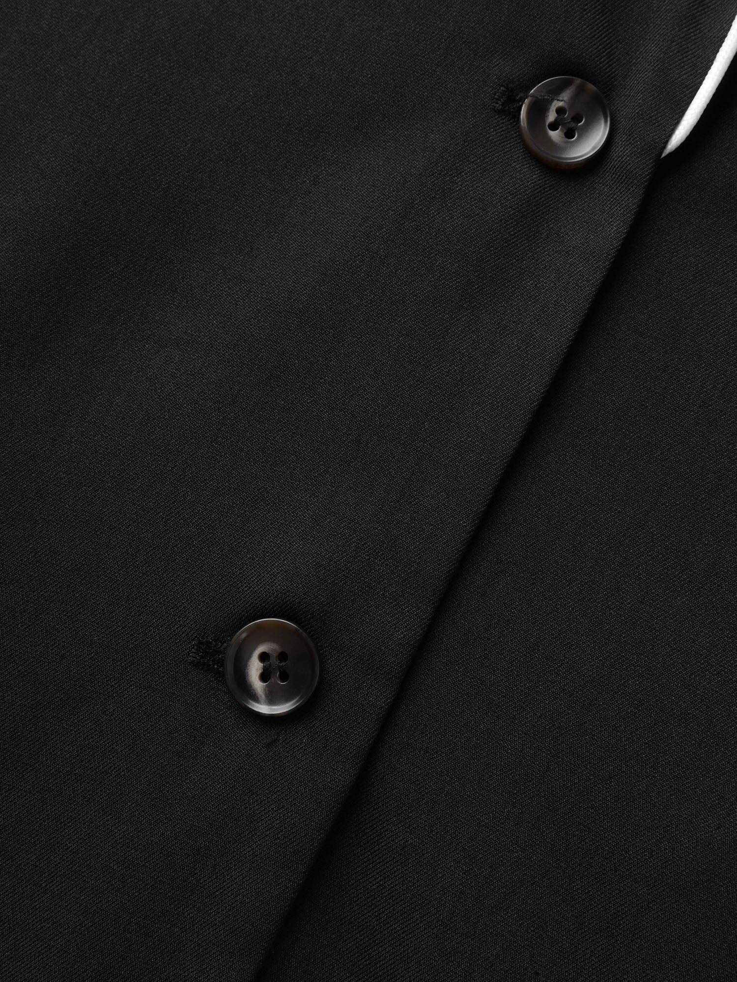 Contrast Pockets Three-Quarter Sleeve Blazer - Image 6