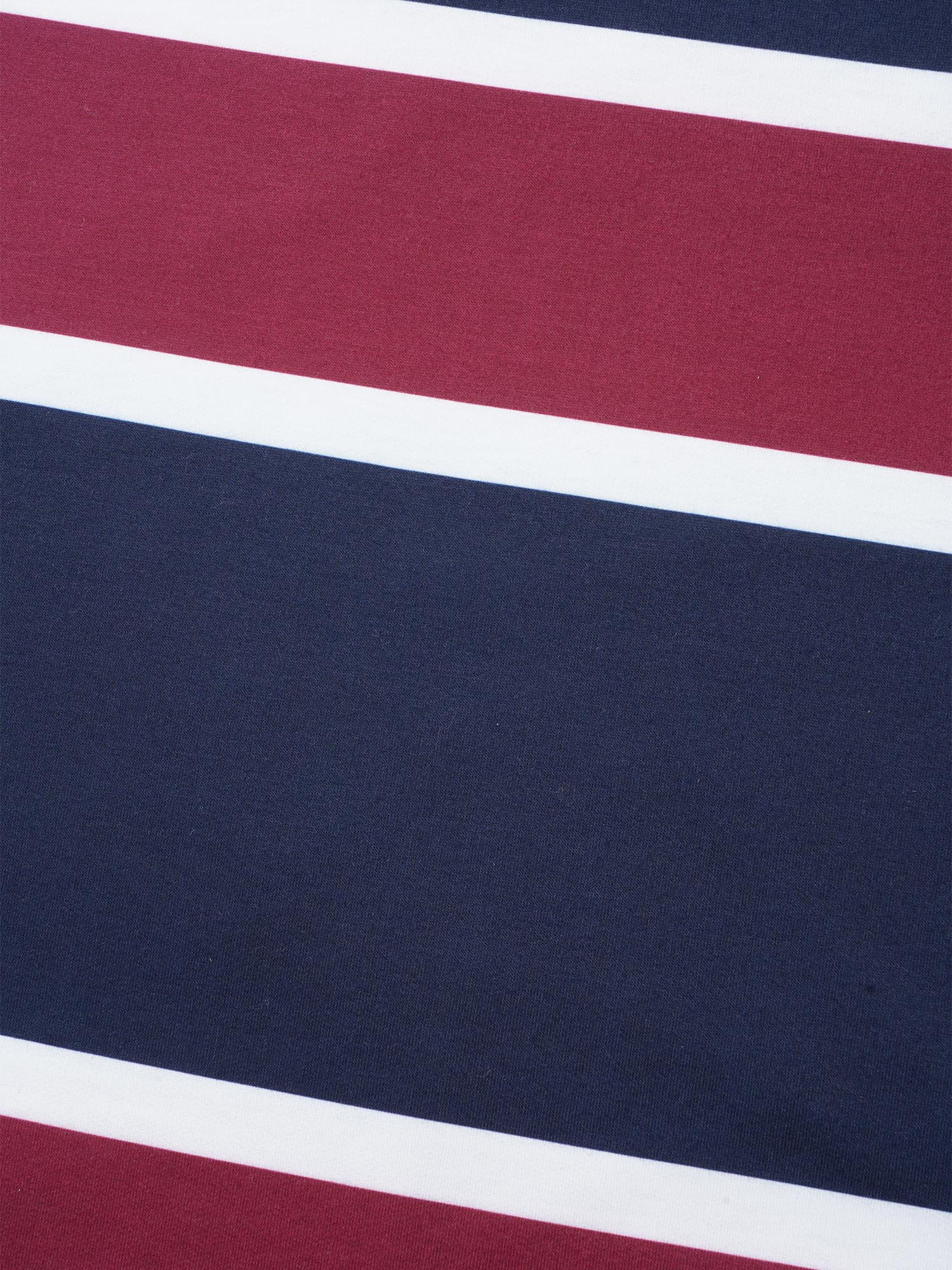 Contrast Striped Drop Shoulder Sweatshirt - Image 6