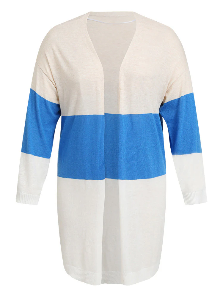 Supersoft Essentials Contrast Open Front Lightweight Cardigan - Image 9