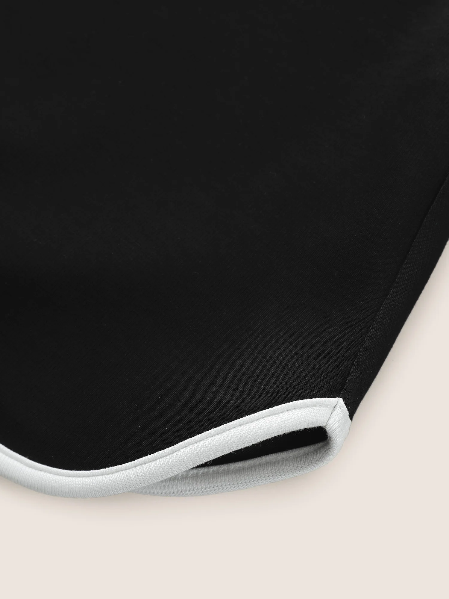Contrast Trim Round Neck Flutter Sleeve T-shirt - Image 6