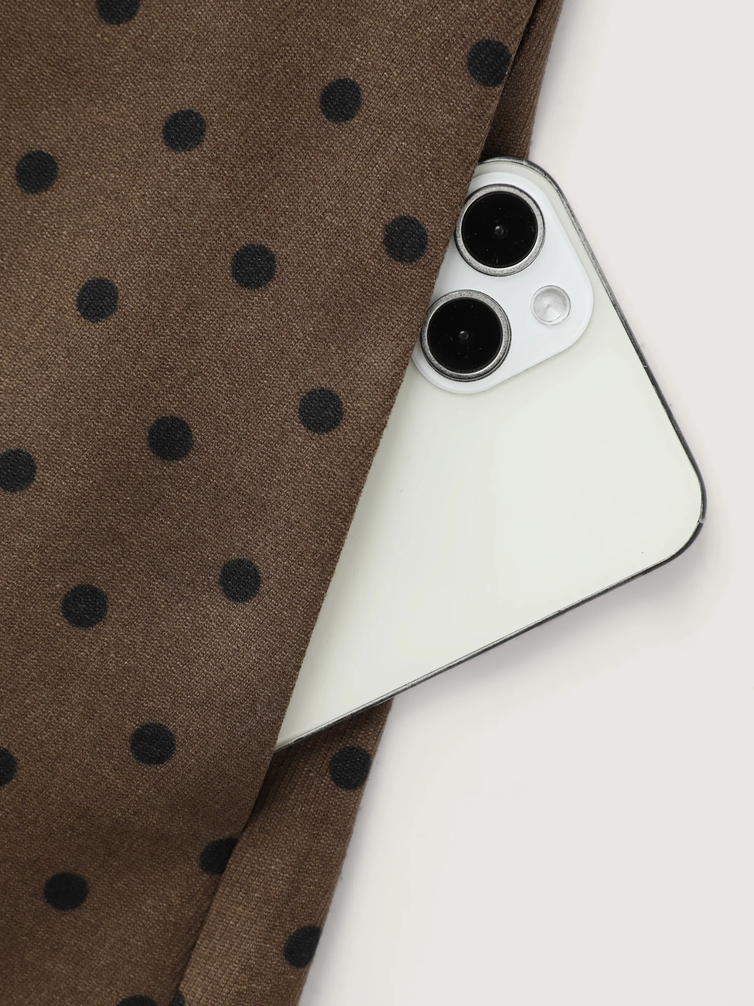 Corduroy Polka-Dot Pocketed Overall Dress - Image 7