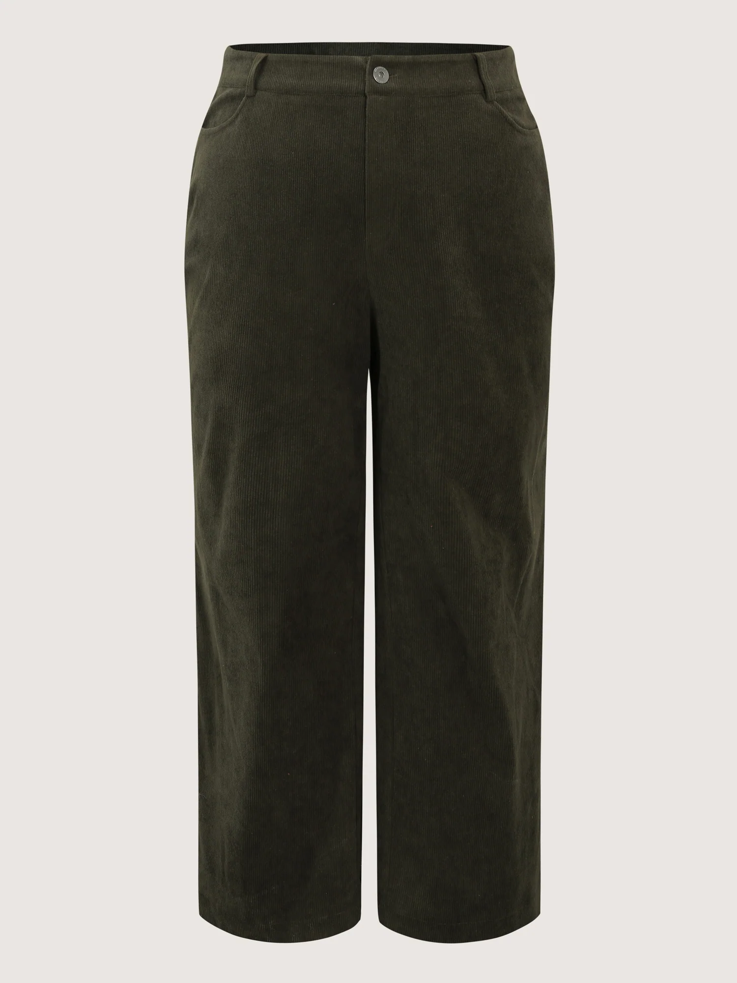 Corduroy Ribbed Solid Pants - Image 8