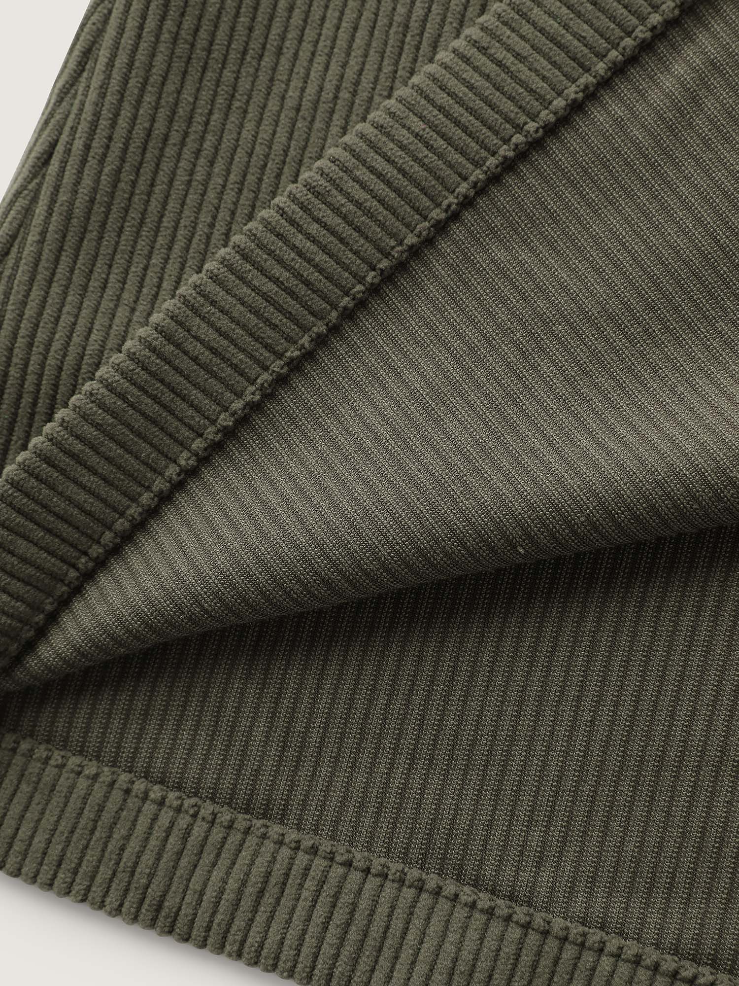 Corduroy Spliced Yarn-Dyed Contrast Jacket - Image 7