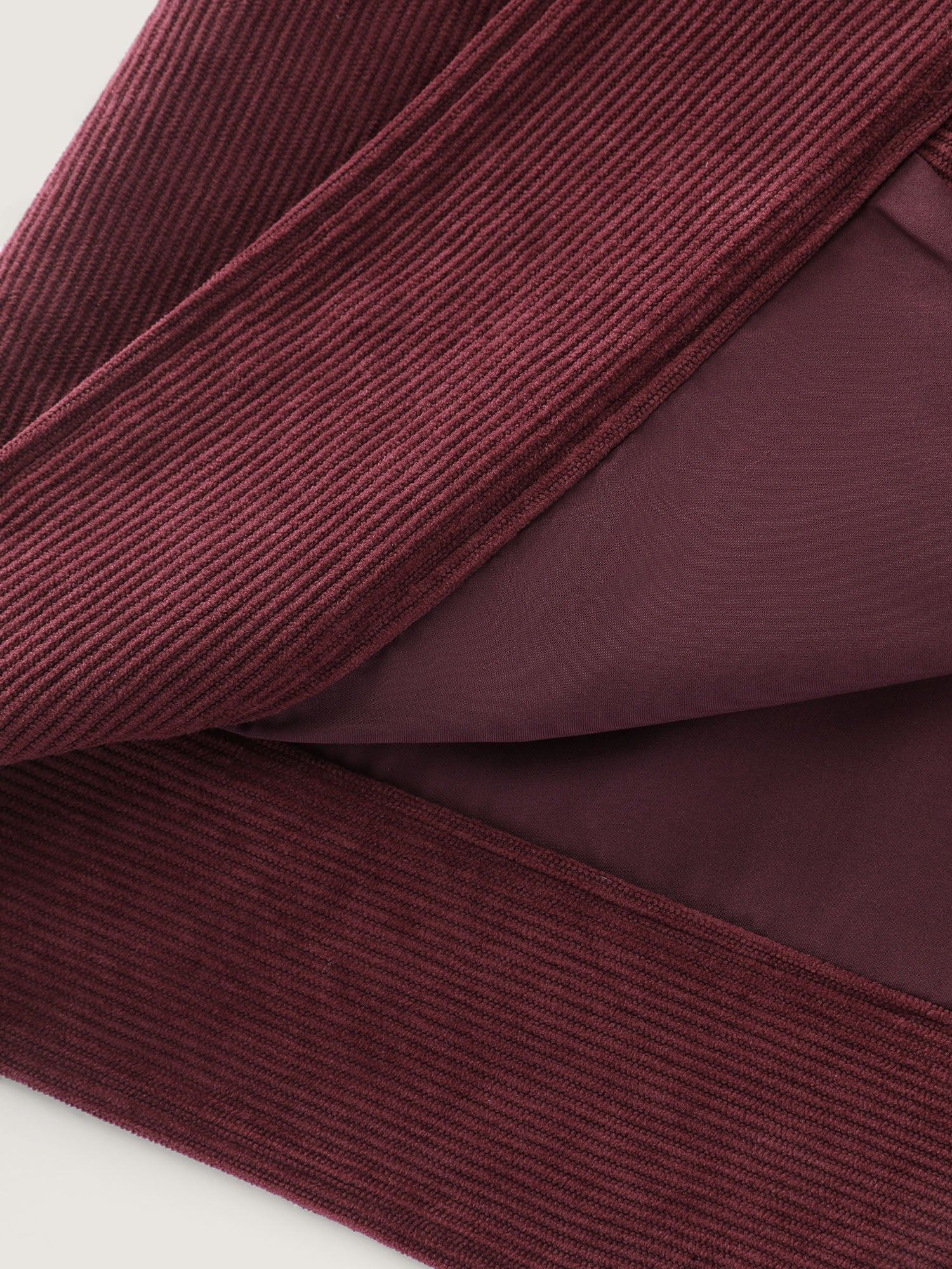 Corduroy Zipper Notched Lapels Pocket Jacket - Image 6