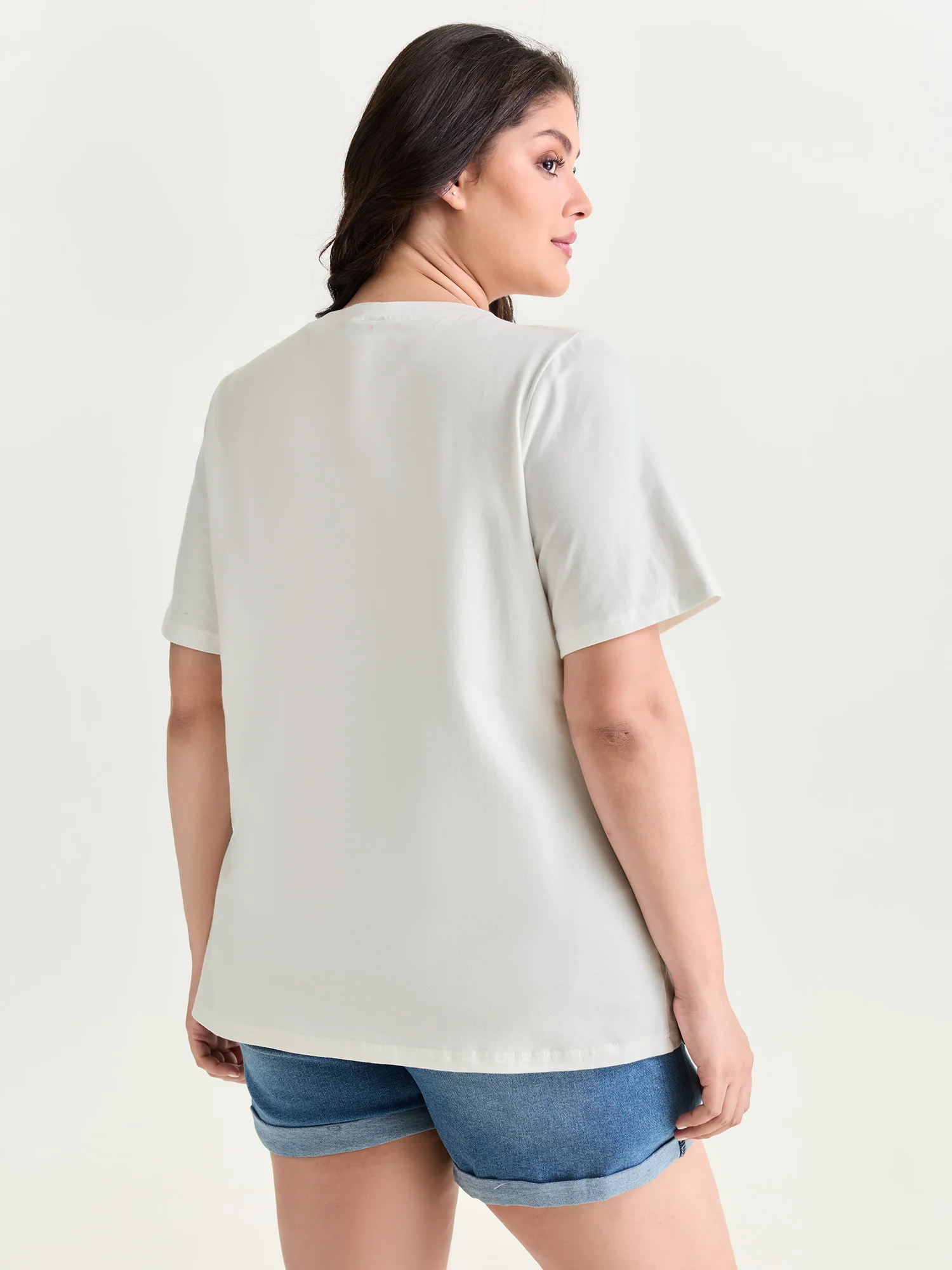 Cotton Beach Vibes Print T-Shirt - Image 4