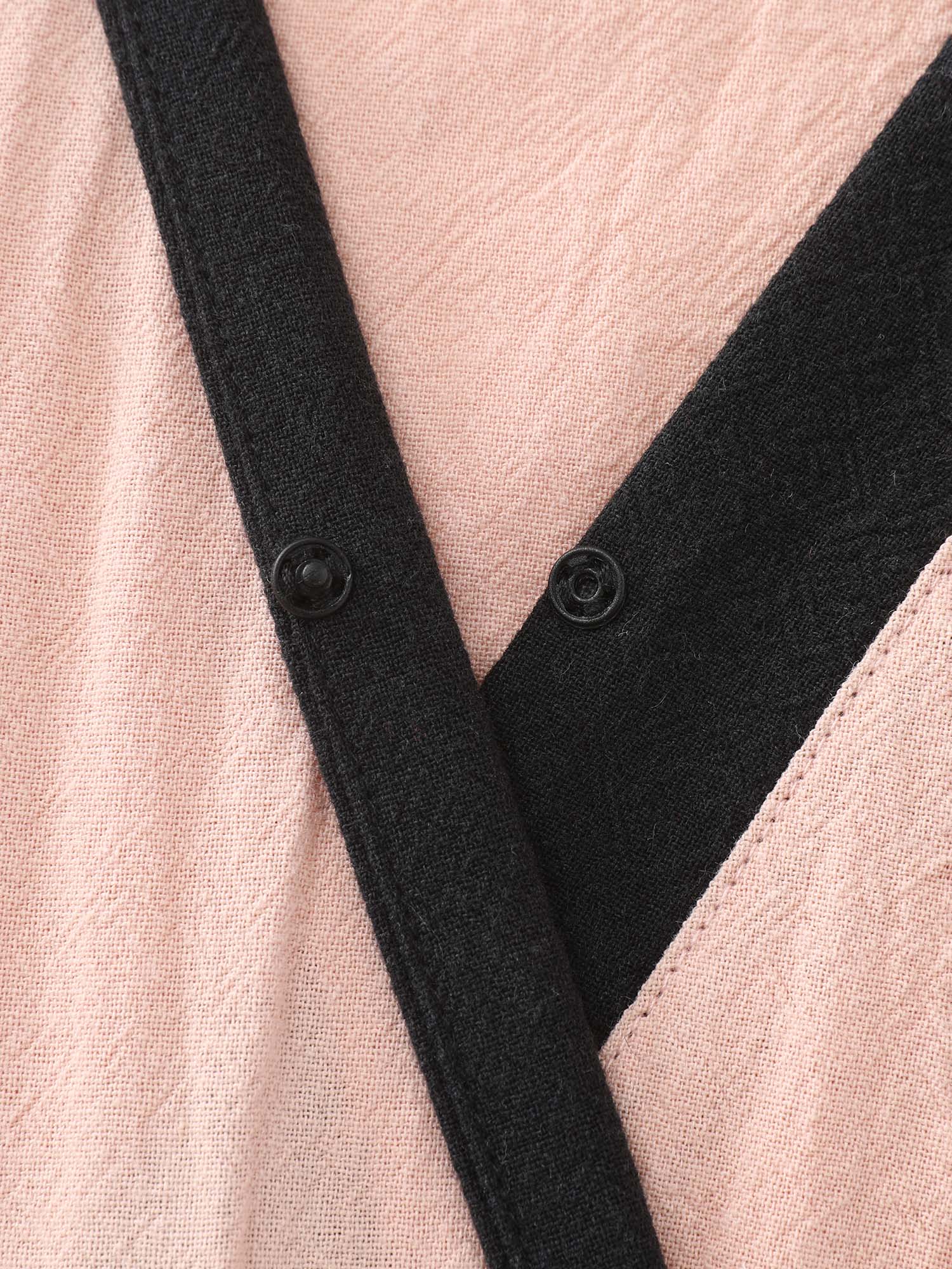 Cotton Colorblock Tiered Wrap Maxi Dress - Image 6
