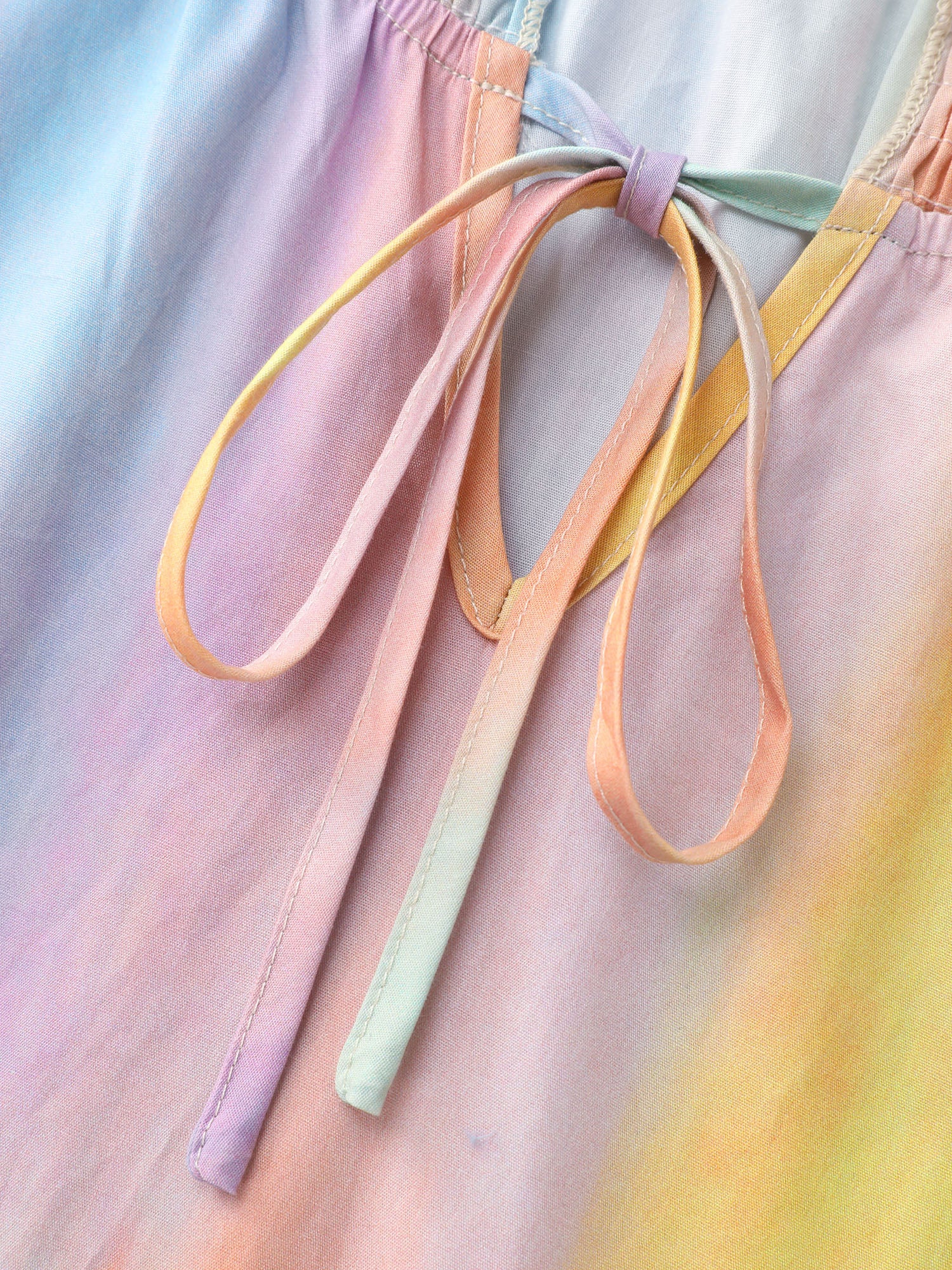 Cotton Colorful Shirred Blouse - Image 6