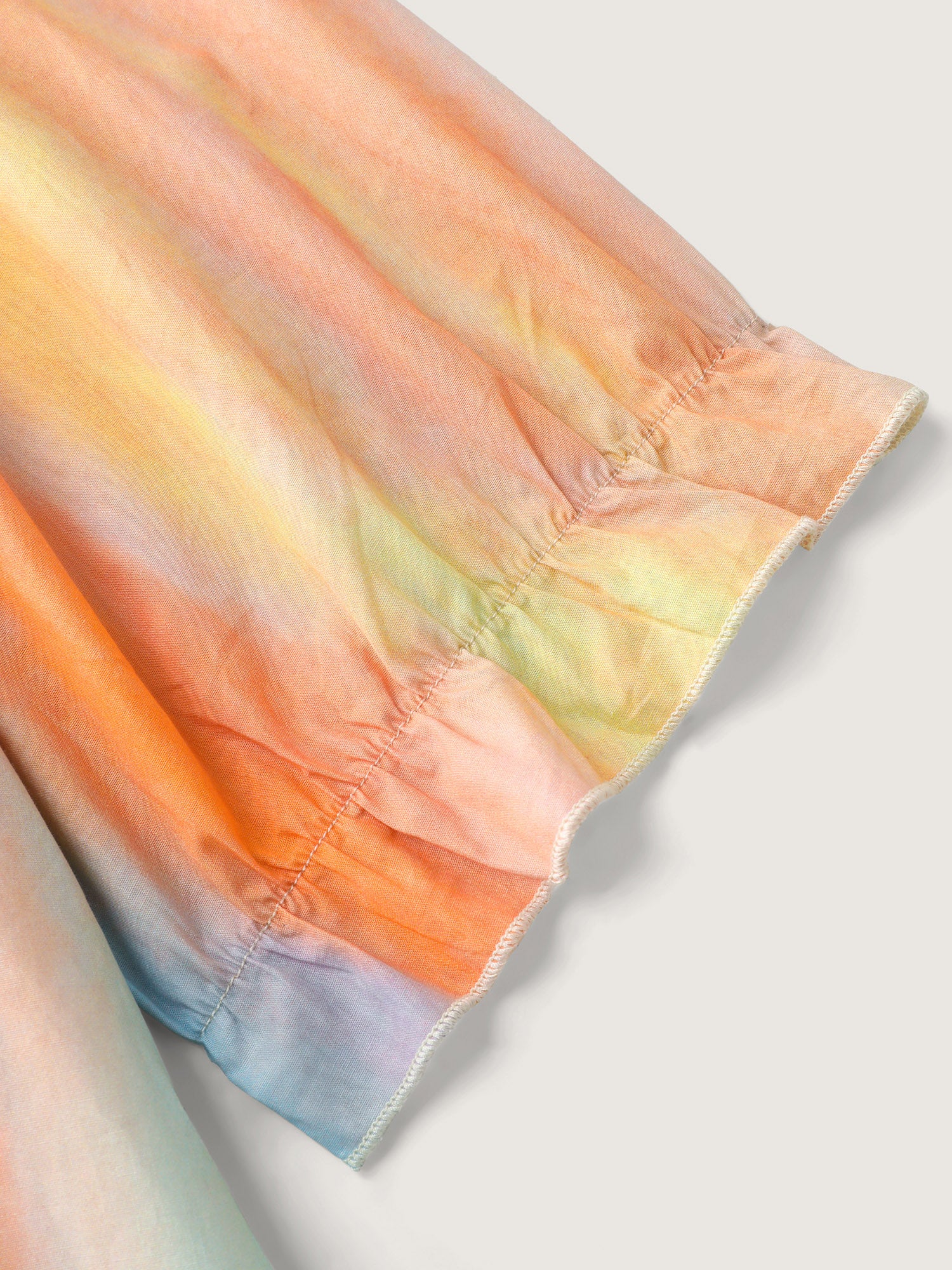 Cotton Colorful Shirred Blouse - Image 7