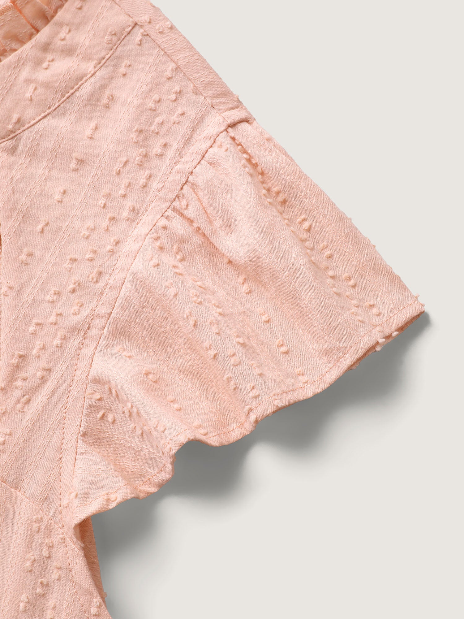 Cotton Cut-Out Lace Ruffled Neck Blouse - Image 6