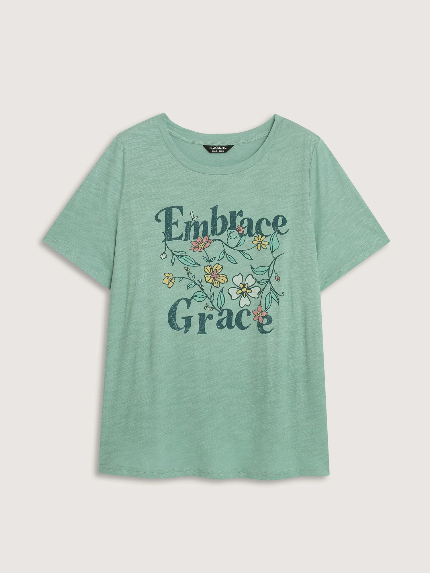 Cotton Embrace Grace Stretchy Round Neck T-Shirt - Image 7
