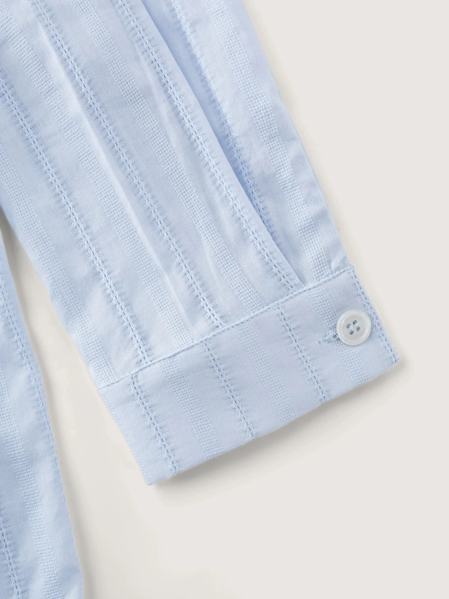 Cotton Embroidered Button-Down Blouse - Image 5