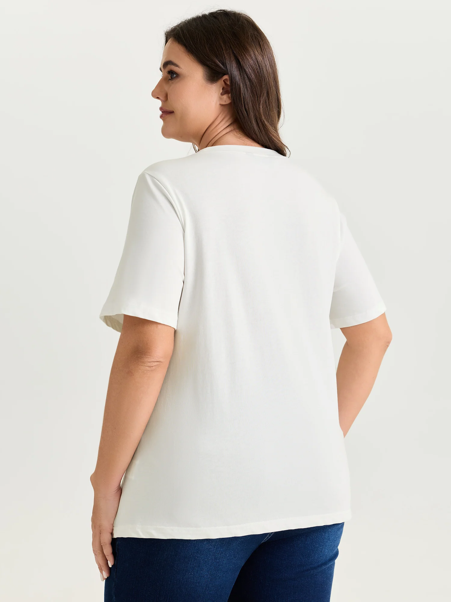 Cotton Endless Summer Print Round Neck T-Shirt - Image 4