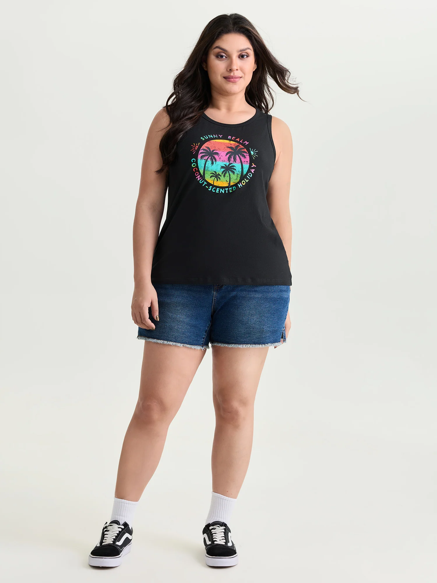Cotton Island Energy Colorful Motif Tank Top - Image 3