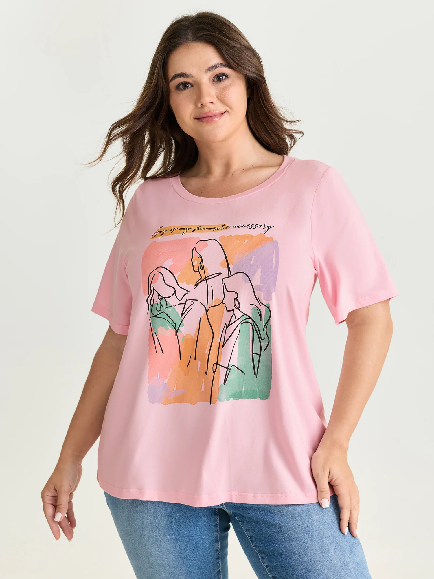 Cotton Joy Print T-Shirt - Image 2