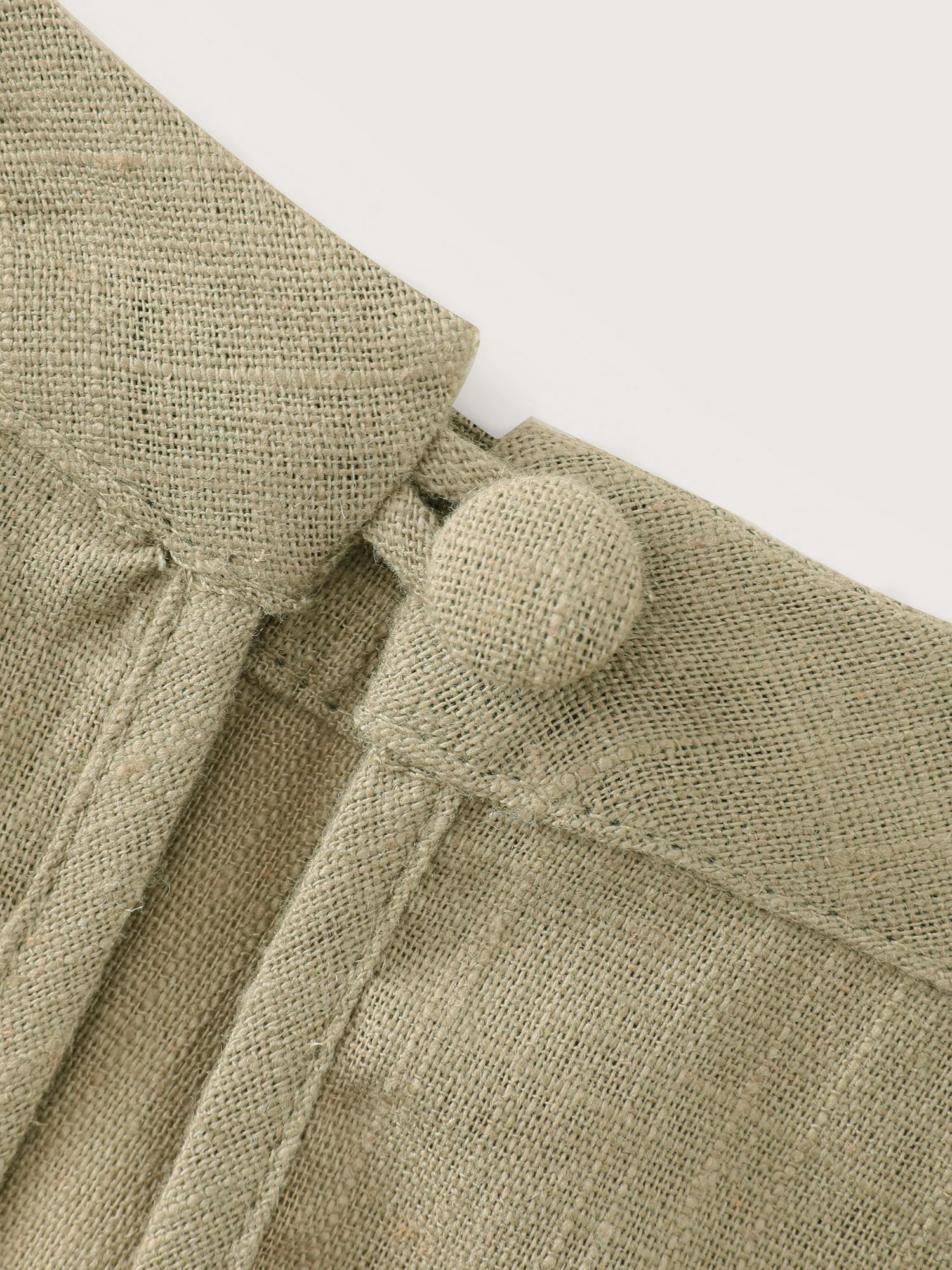 Cotton Linen Blend Sculpted Fit Tank Top - Image 5