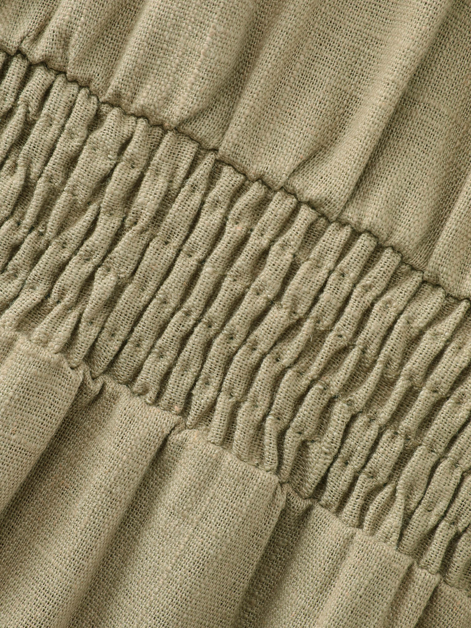 Cotton Linen Blend Sculpted Fit Tank Top - Image 6