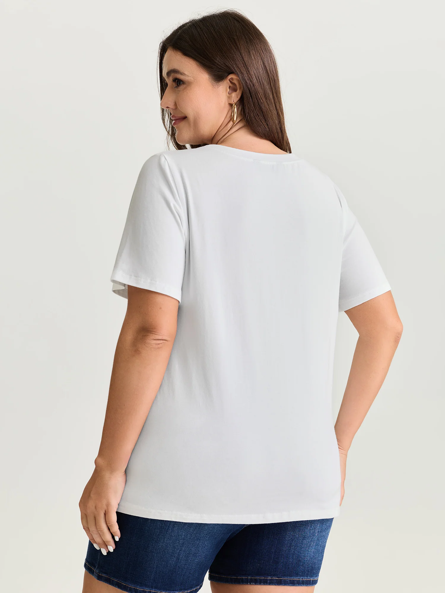 Cotton Ocean Calling Plain T-Shirt - Image 4
