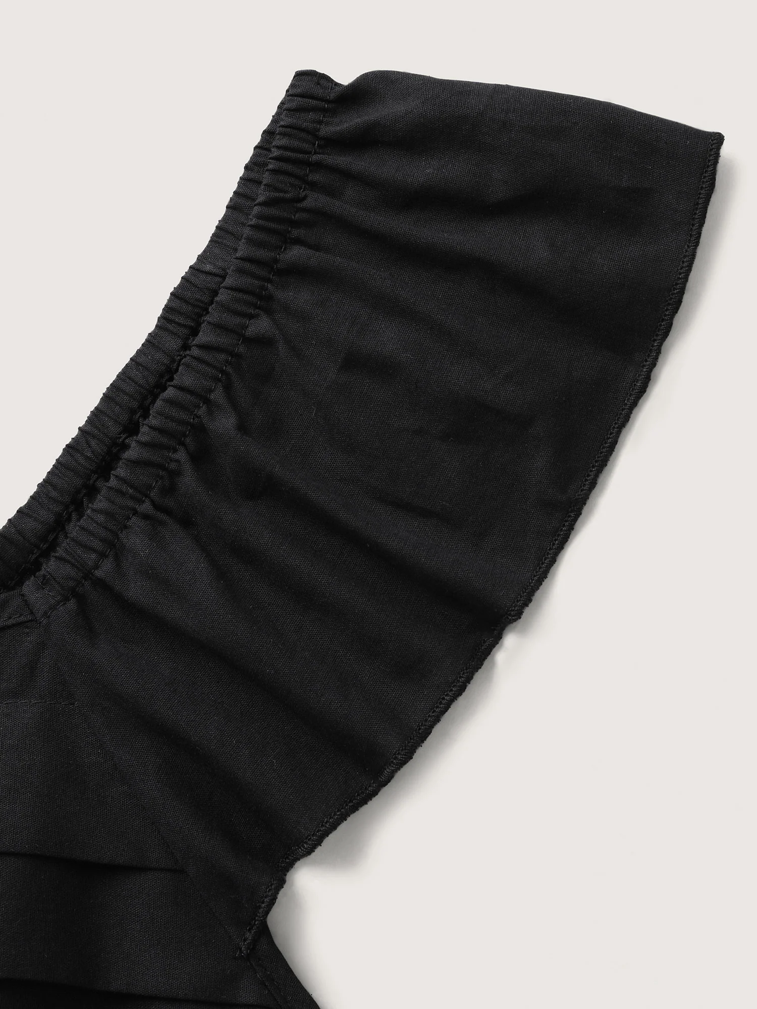 Cotton Pleated Overlap Pockets Maxi Dress - Image 6