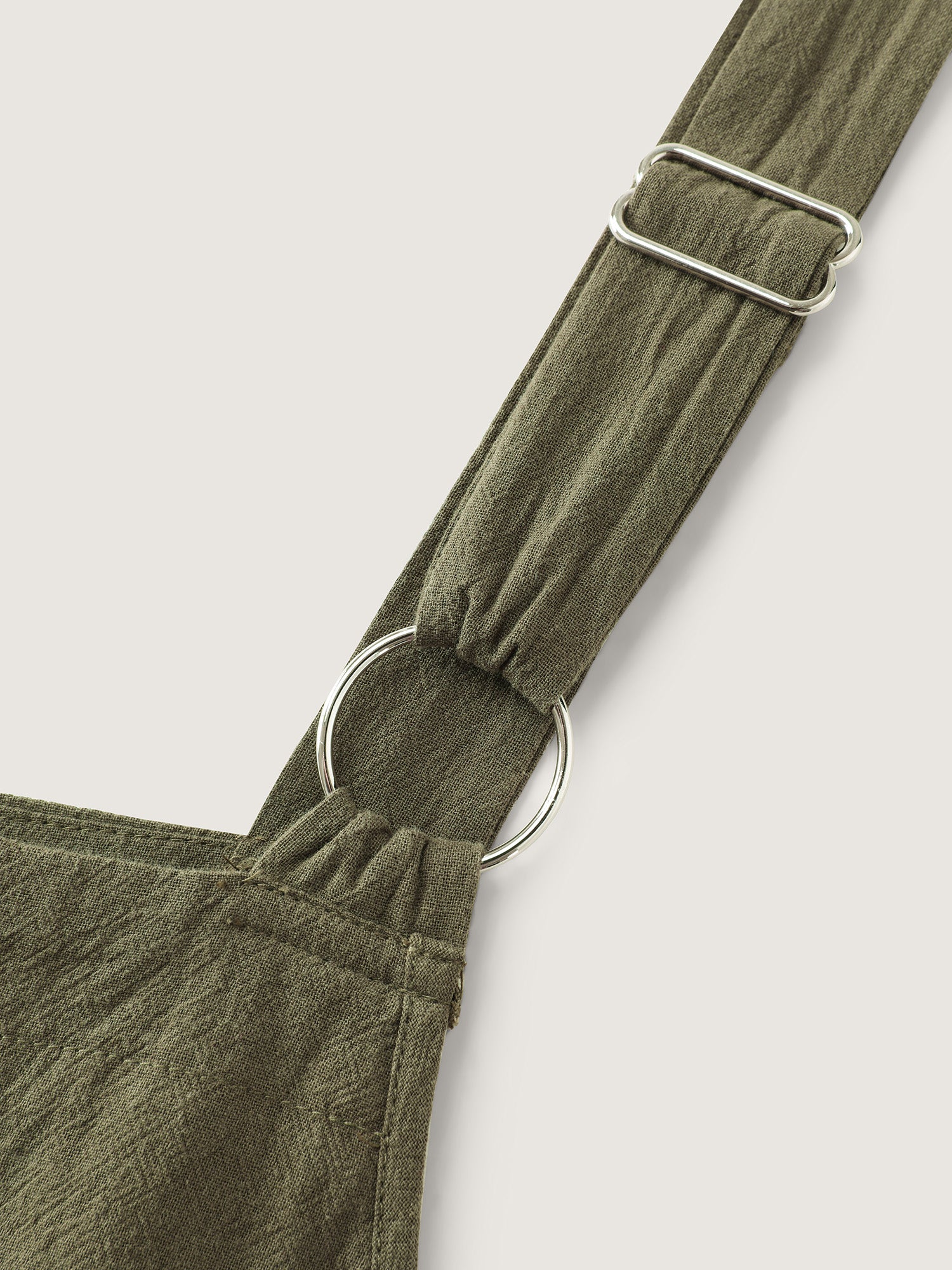Cotton Pockets Wide Leg Jumpsuit - Image 7