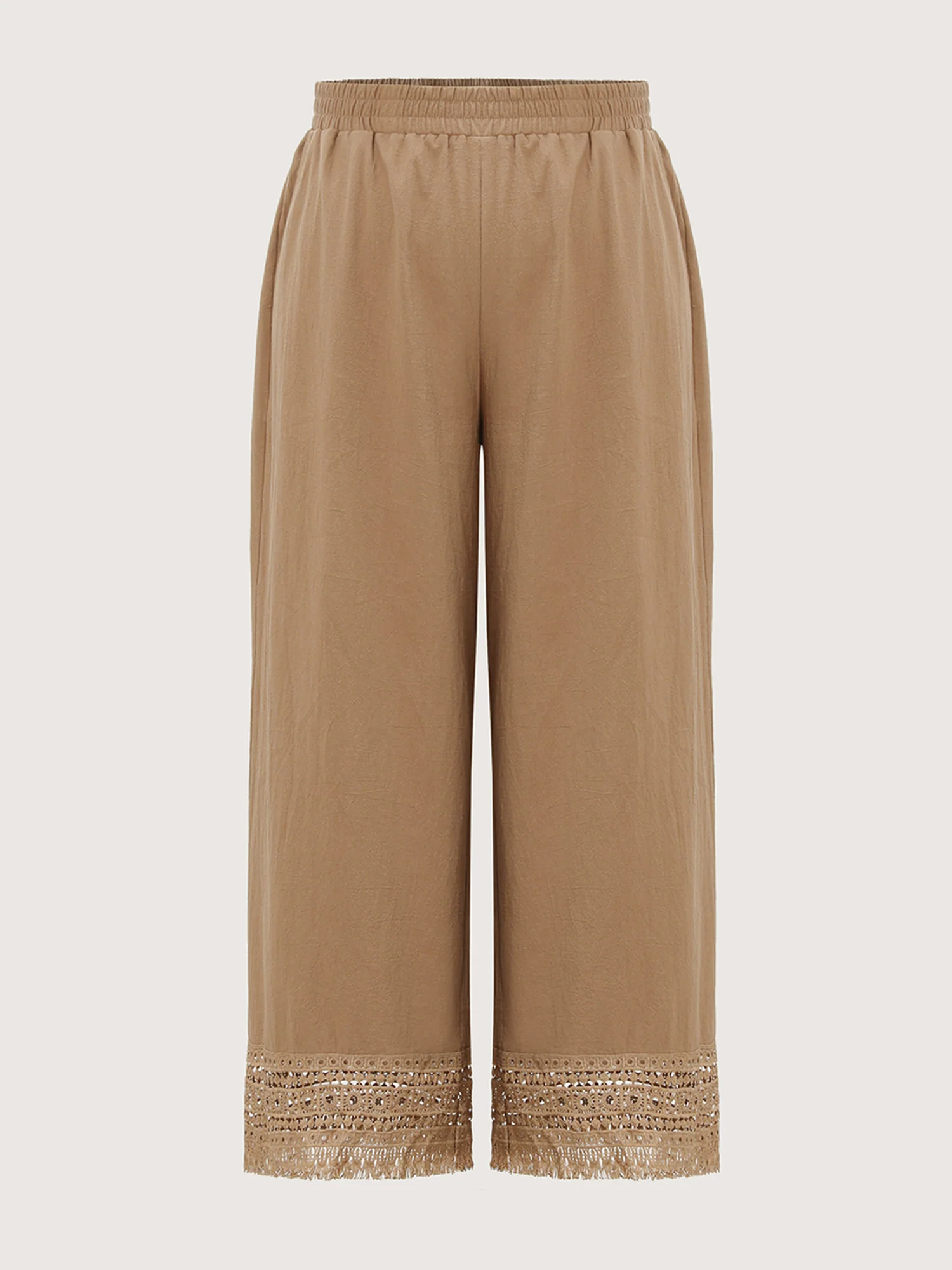 Cotton Pull-On Straight Leg Pants - Image 7