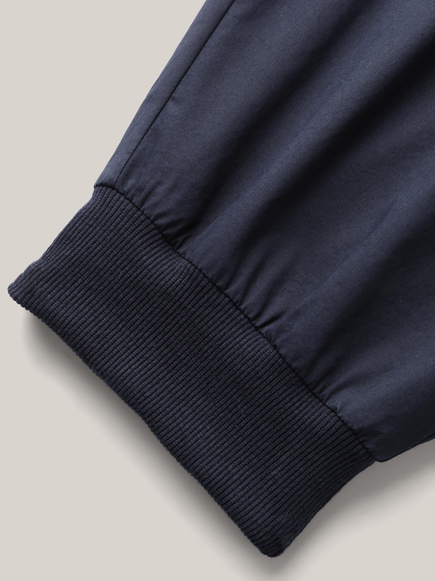 Cotton Pull-On Waist Solid Jogger Pants - Image 5