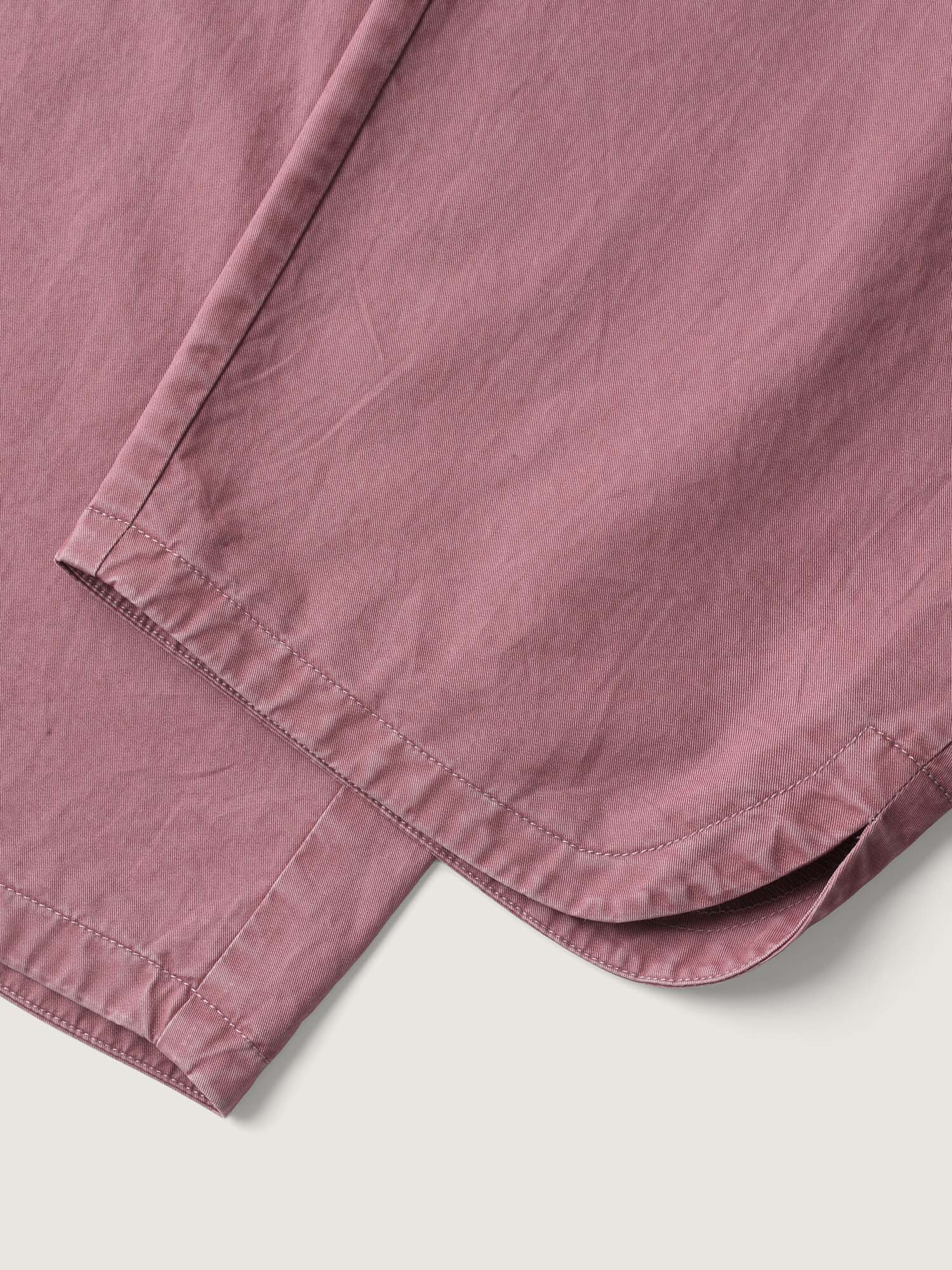 Cotton Shirred Wide Waistband Hem Slit Pants - Image 8