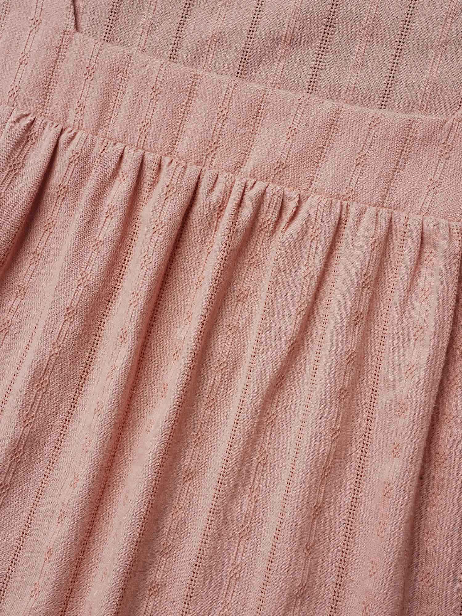 Cotton Square Neck Ruffled Sleeve Shirt - Image 13