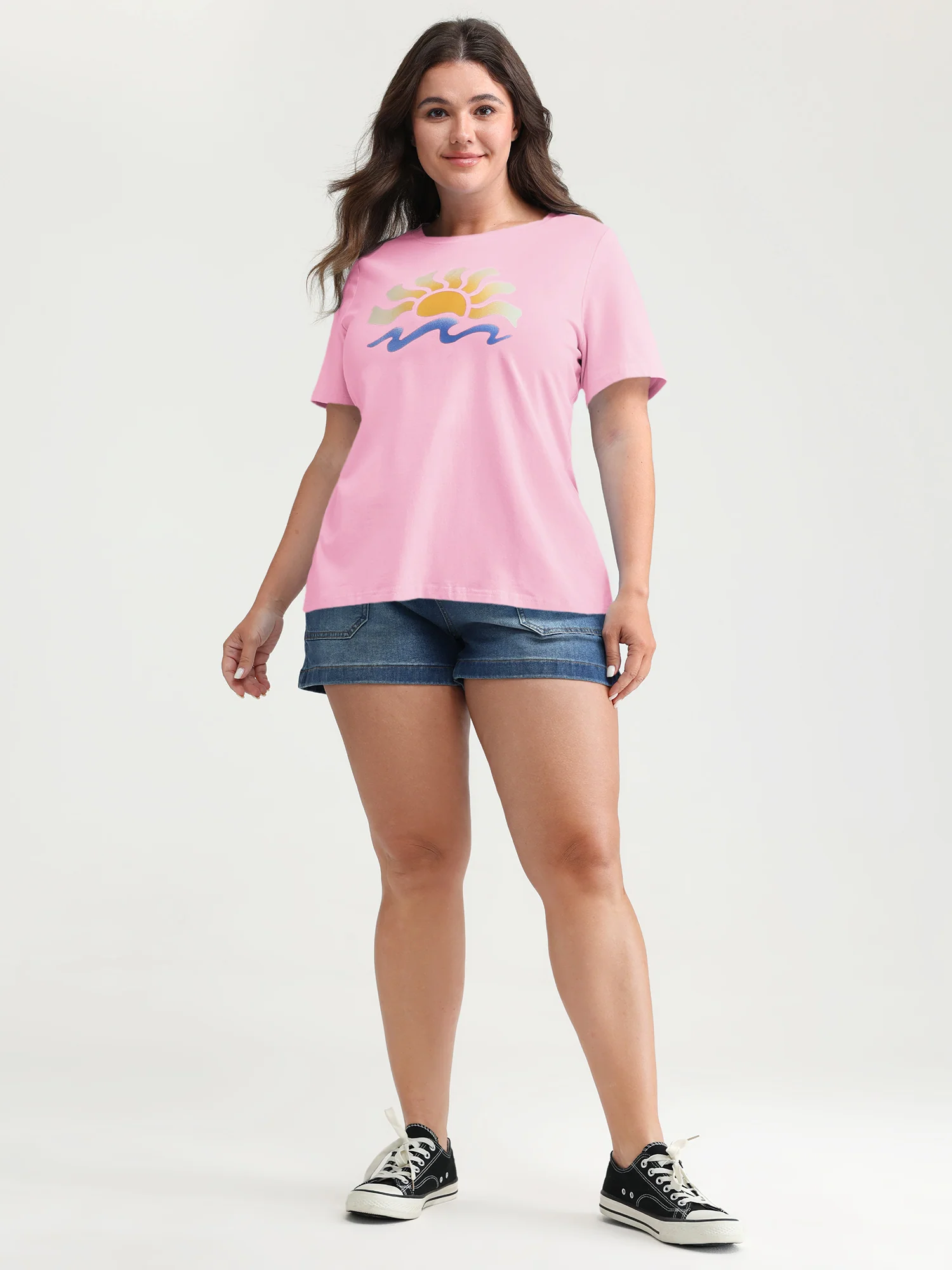 Cotton Sun Approved Crew Neck T-Shirt - Image 11