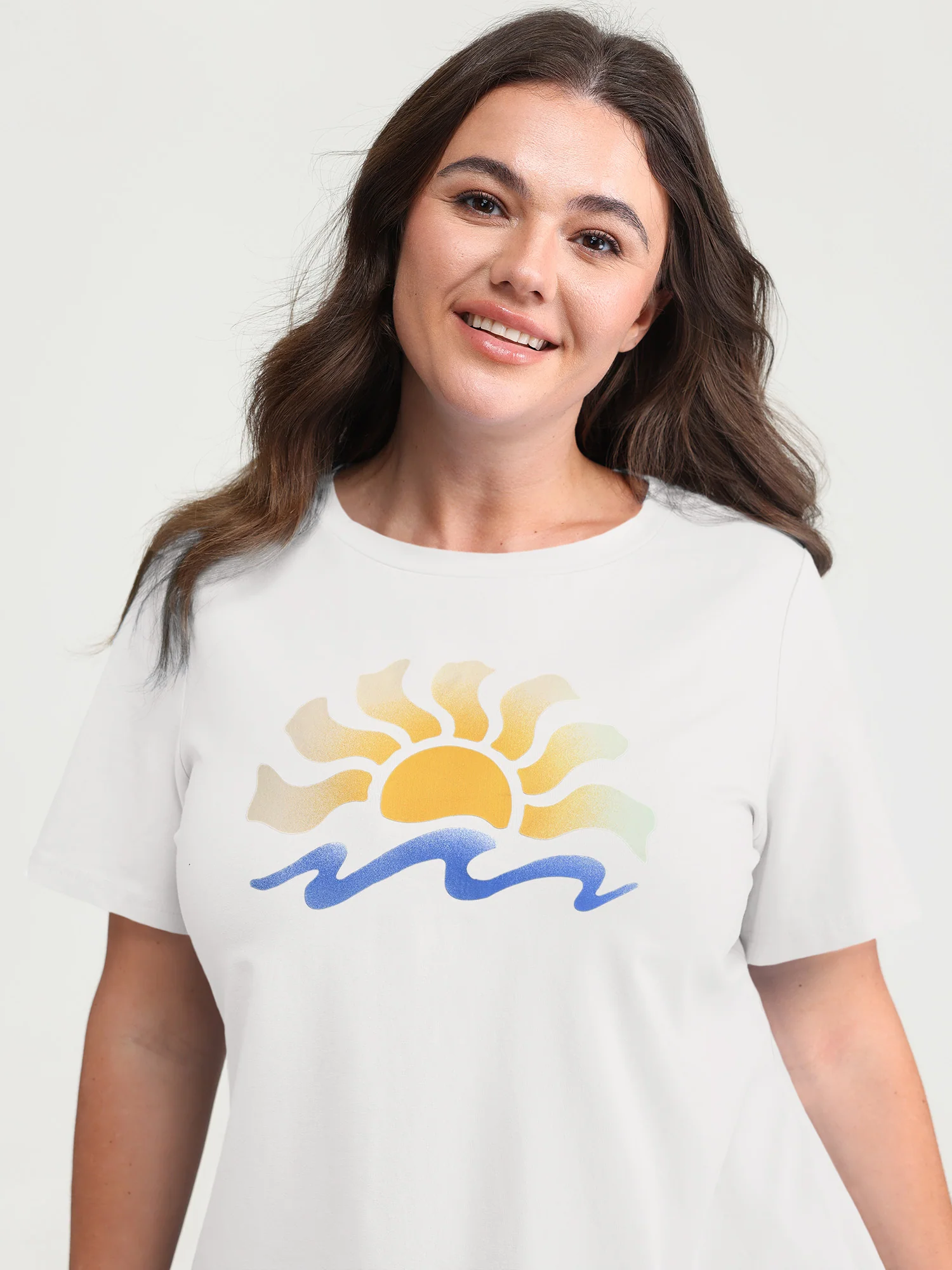 Cotton Sun Approved Crew Neck T-Shirt - Image 14