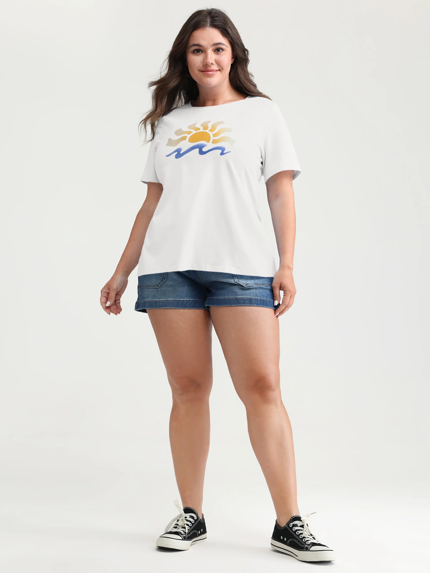 Cotton Sun Approved Crew Neck T-Shirt - Image 16