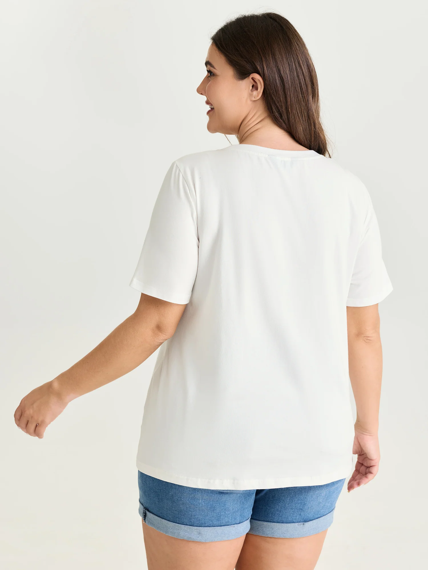 Cotton Sunkissed Floral Print T-Shirt - Image 4