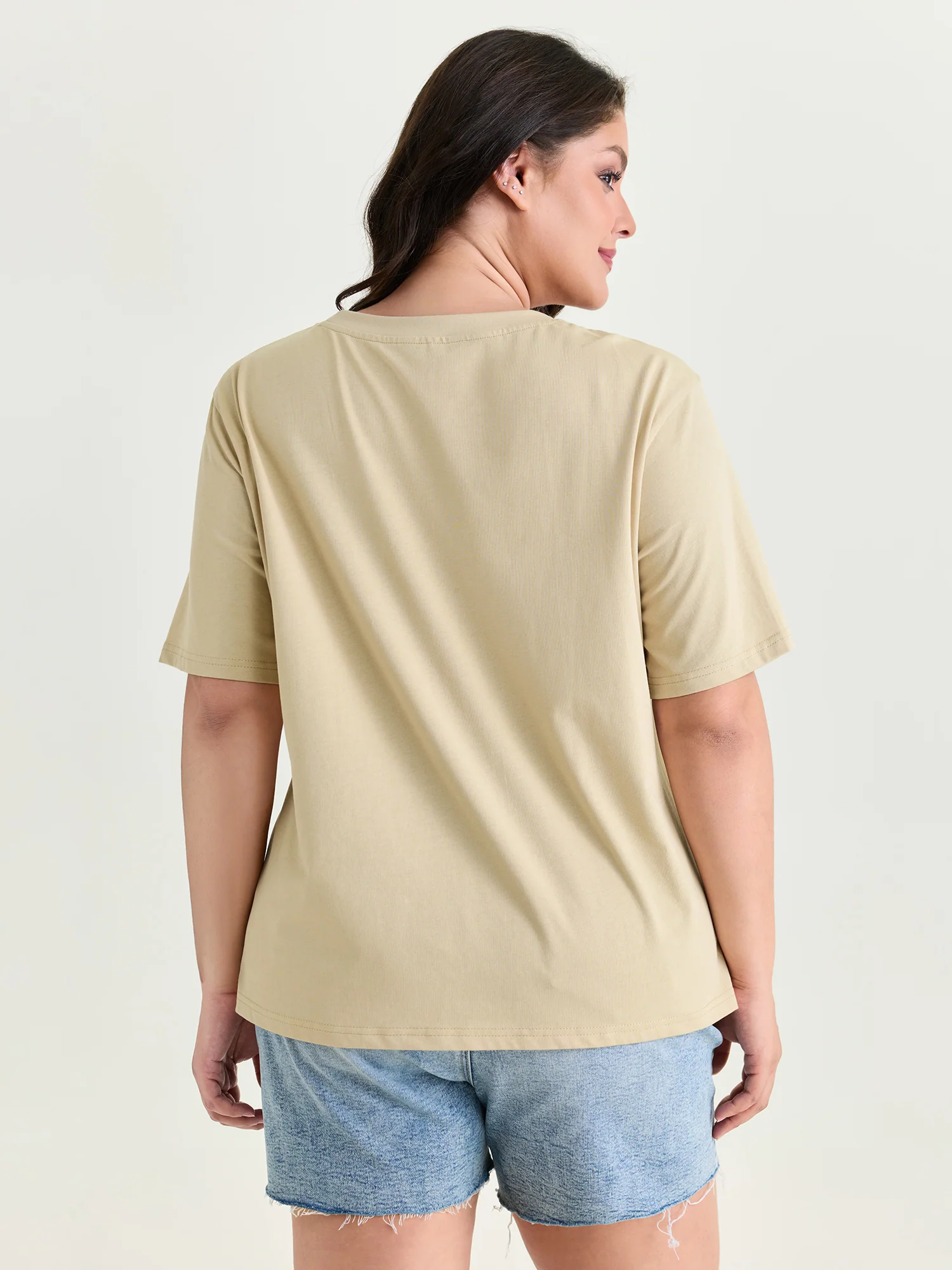 Cotton Vacation-Ready Print T-Shirt - Image 4