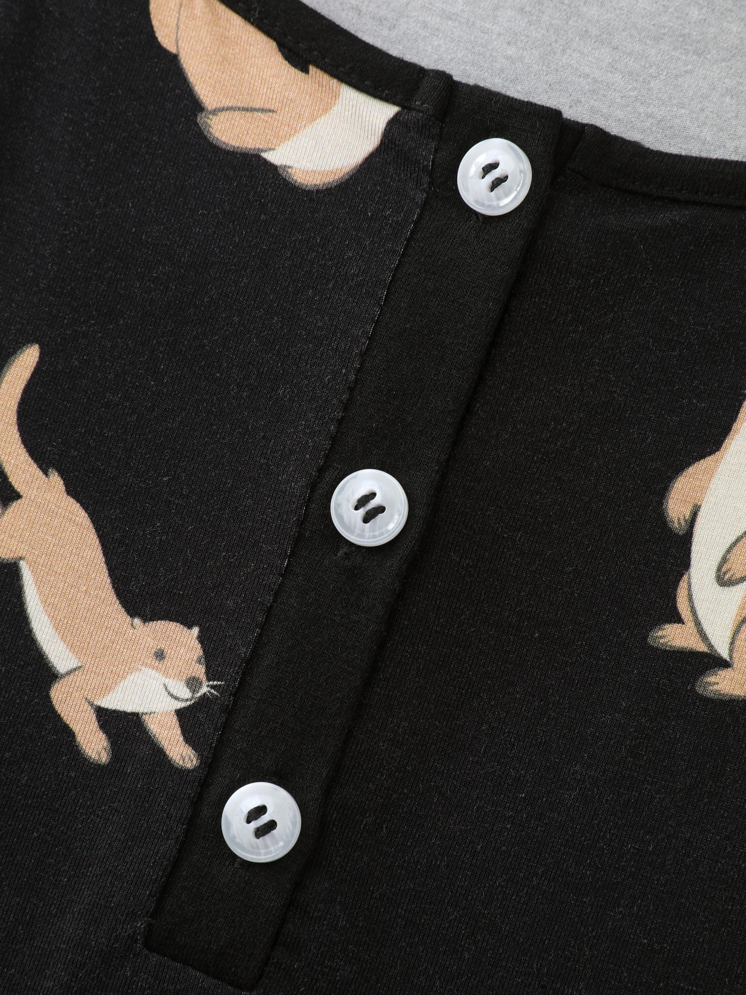Otter Print Stretchy Lounge Dress - Image 7
