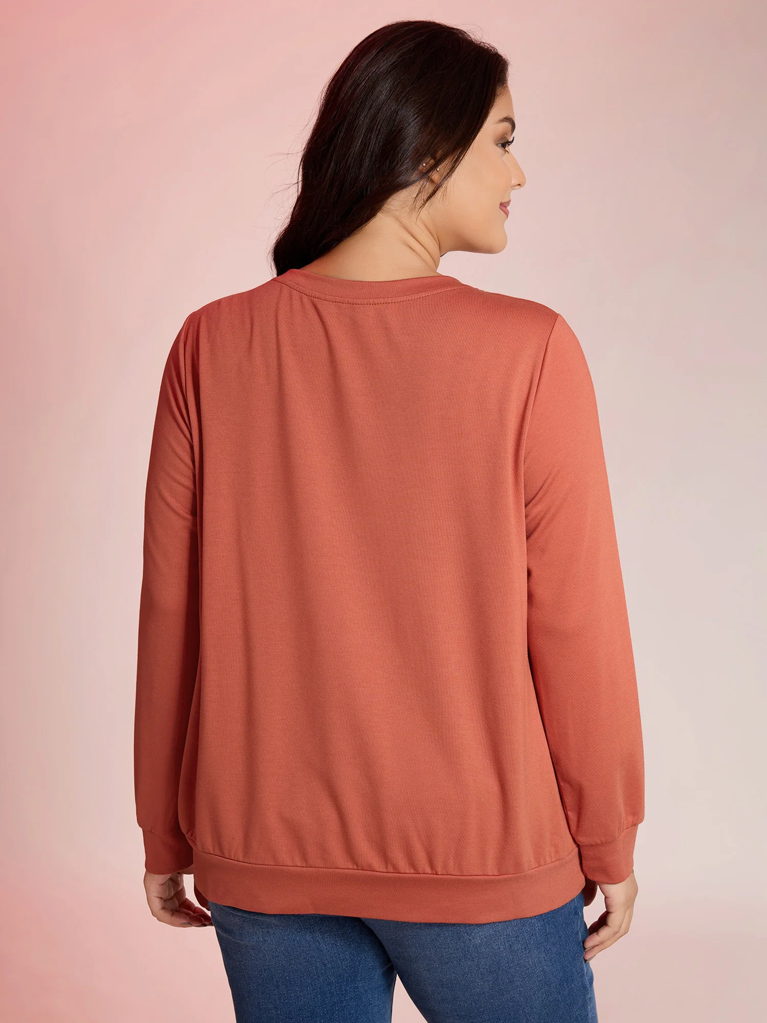Cozy Hauntings Stretchy Hem Sweatshirt - Image 8
