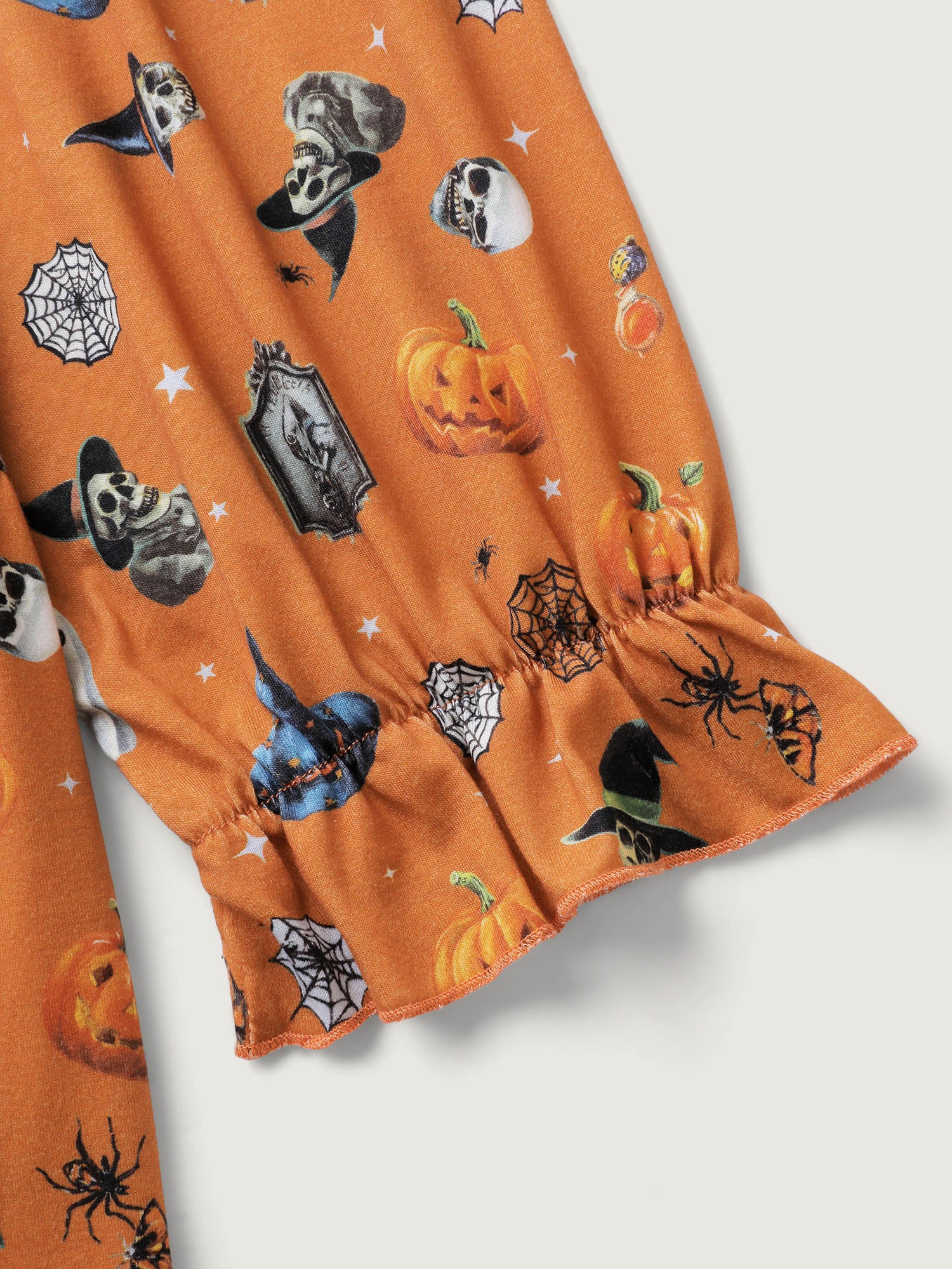Cozy Hauntings Stretchy Waist Pockets Midi Dress - Image 6