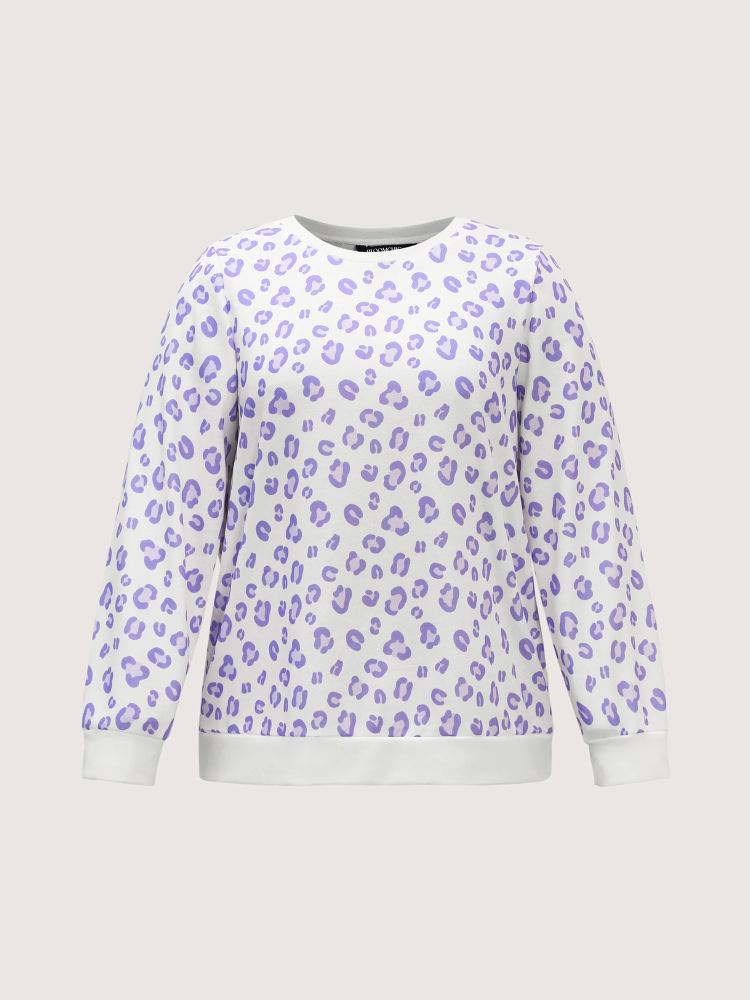 Cozy Leopard Print Contrast Loungewear Set - Image 11