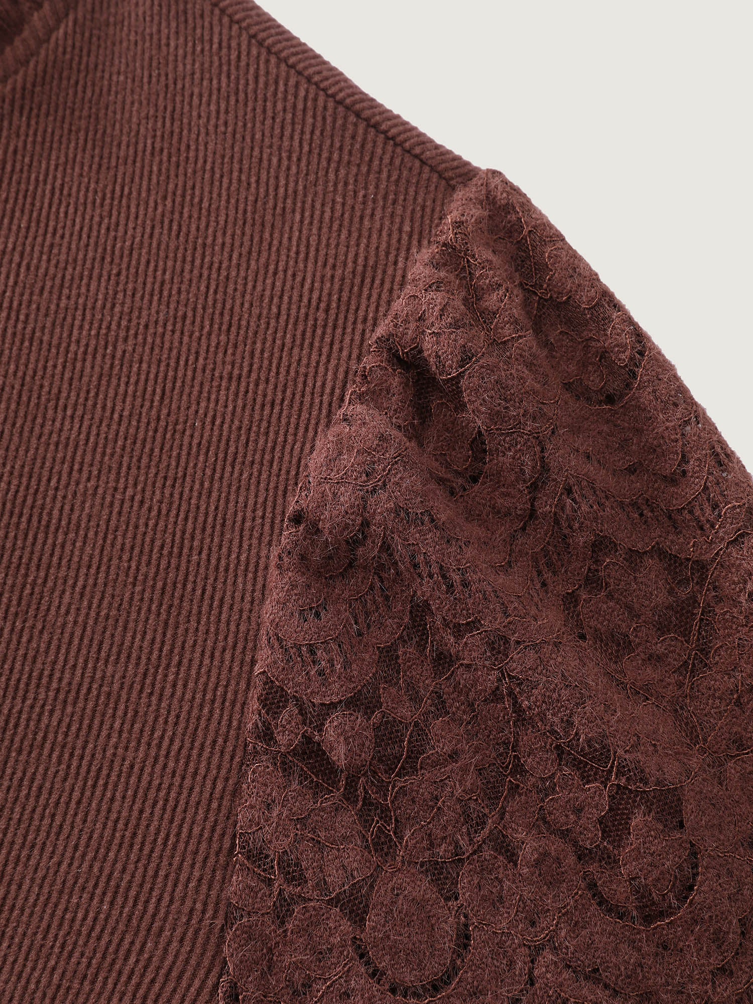 Cozy Ruffled Edge Tiered Sleeve Knit Top - Image 5