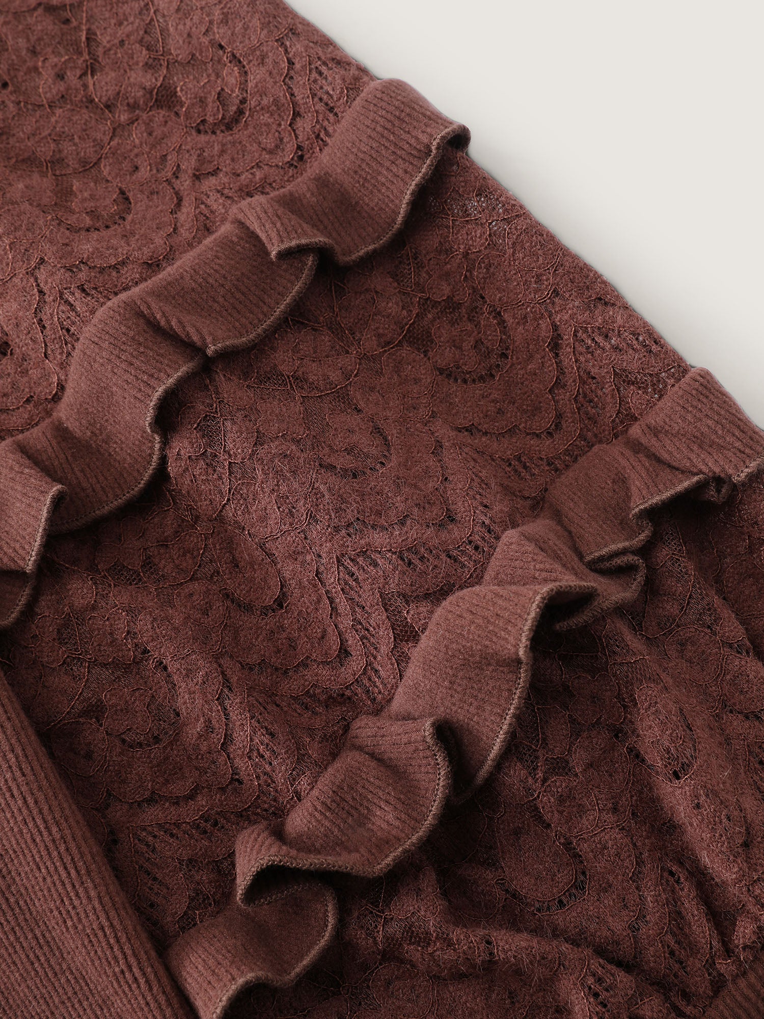 Cozy Ruffled Edge Tiered Sleeve Knit Top - Image 6