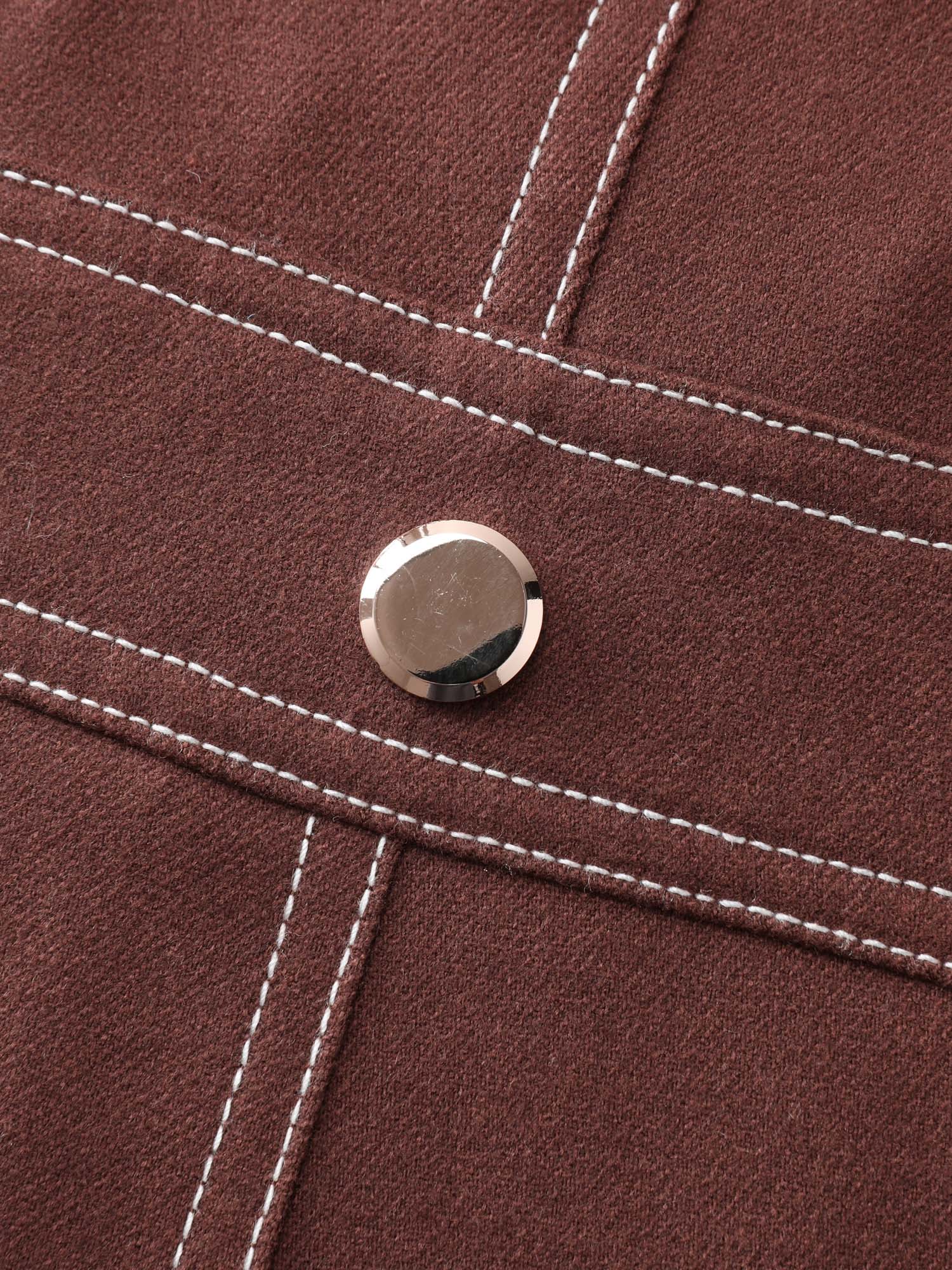 Cozy Velvety Feel Pockets Midi Dress - Image 7