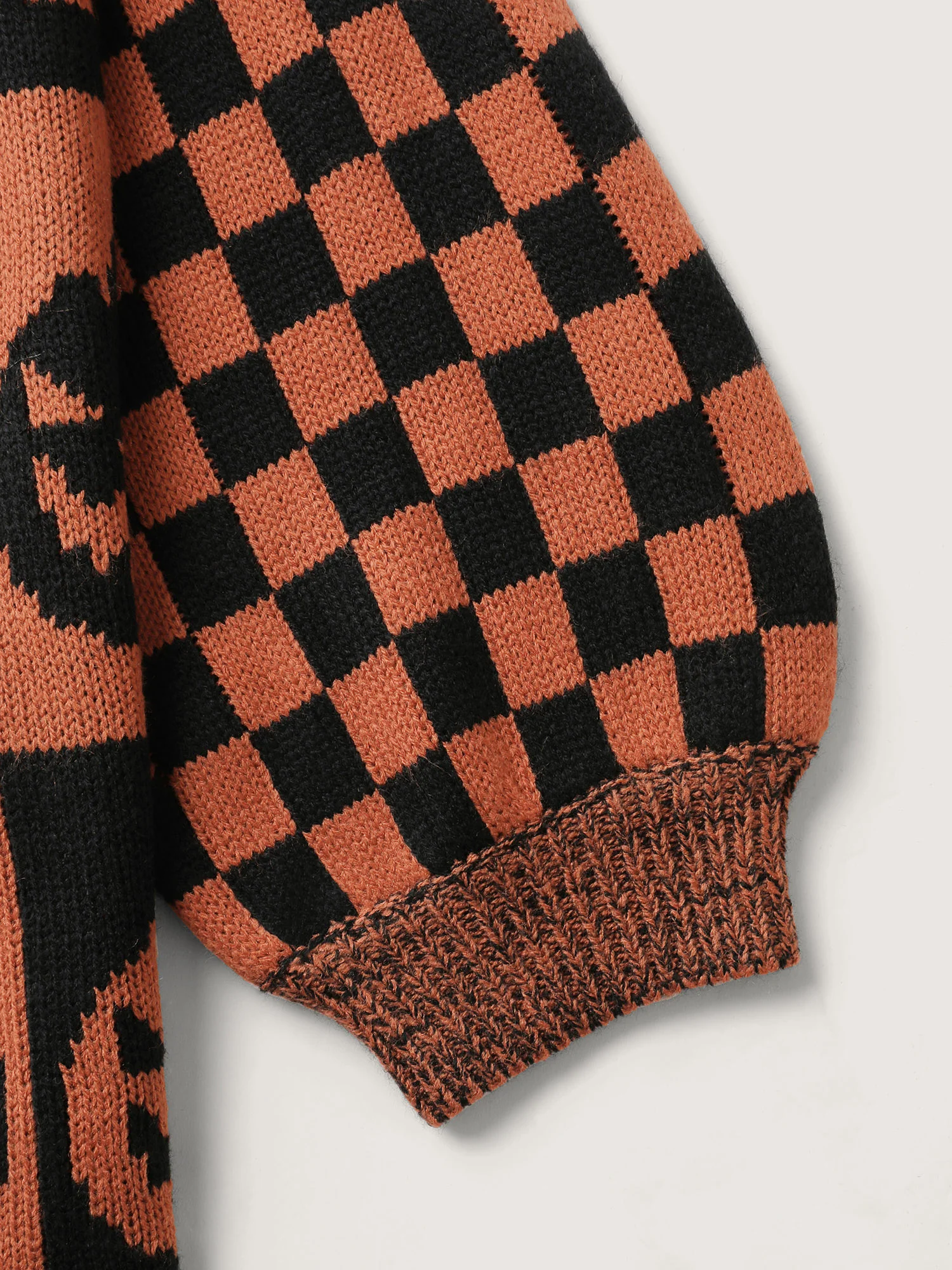 Creepy Pumpkins Jacquard Blended Yarn Pullover - Image 6