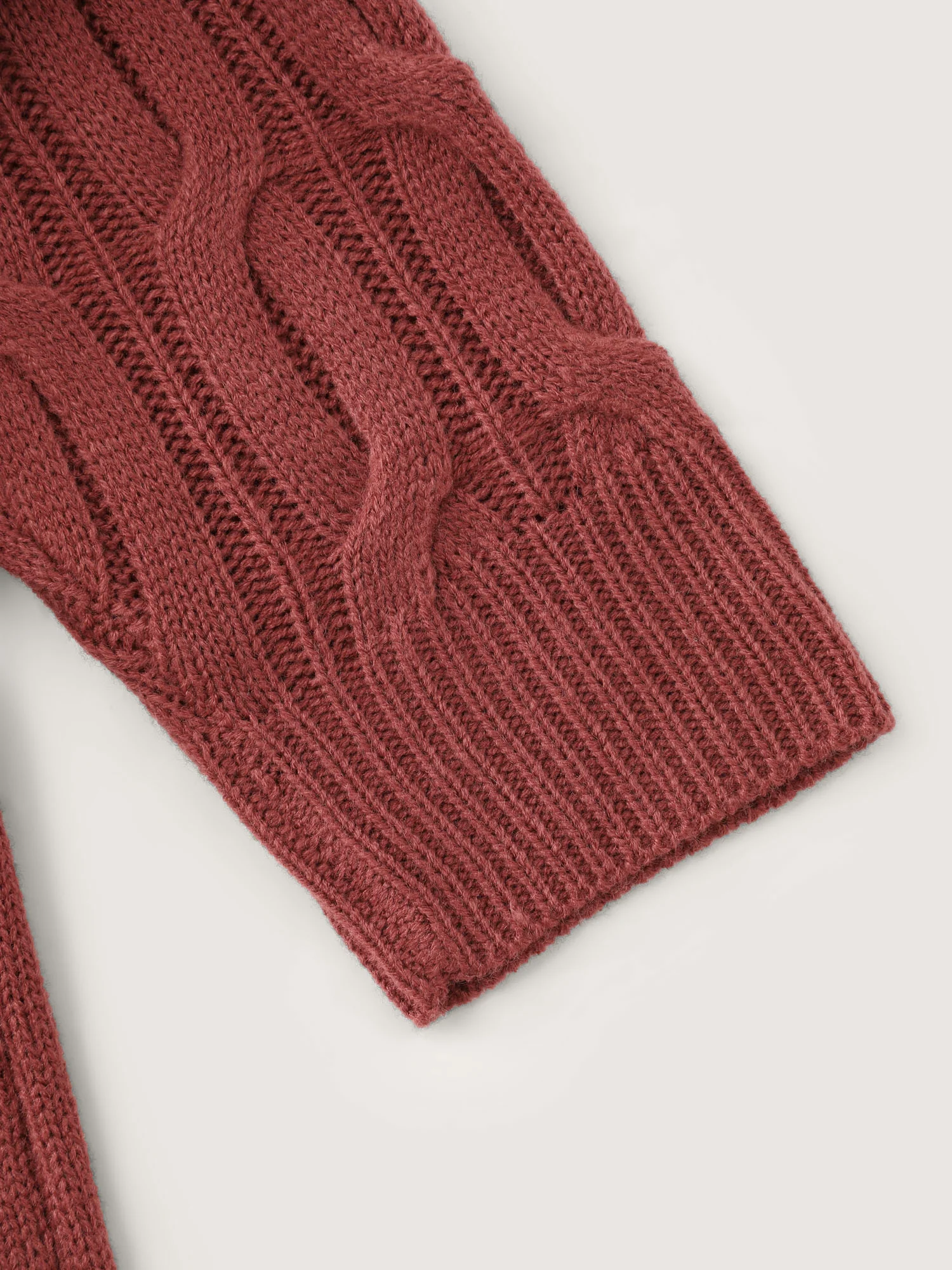 Crew Neck Cable Knit Pullover - Image 6