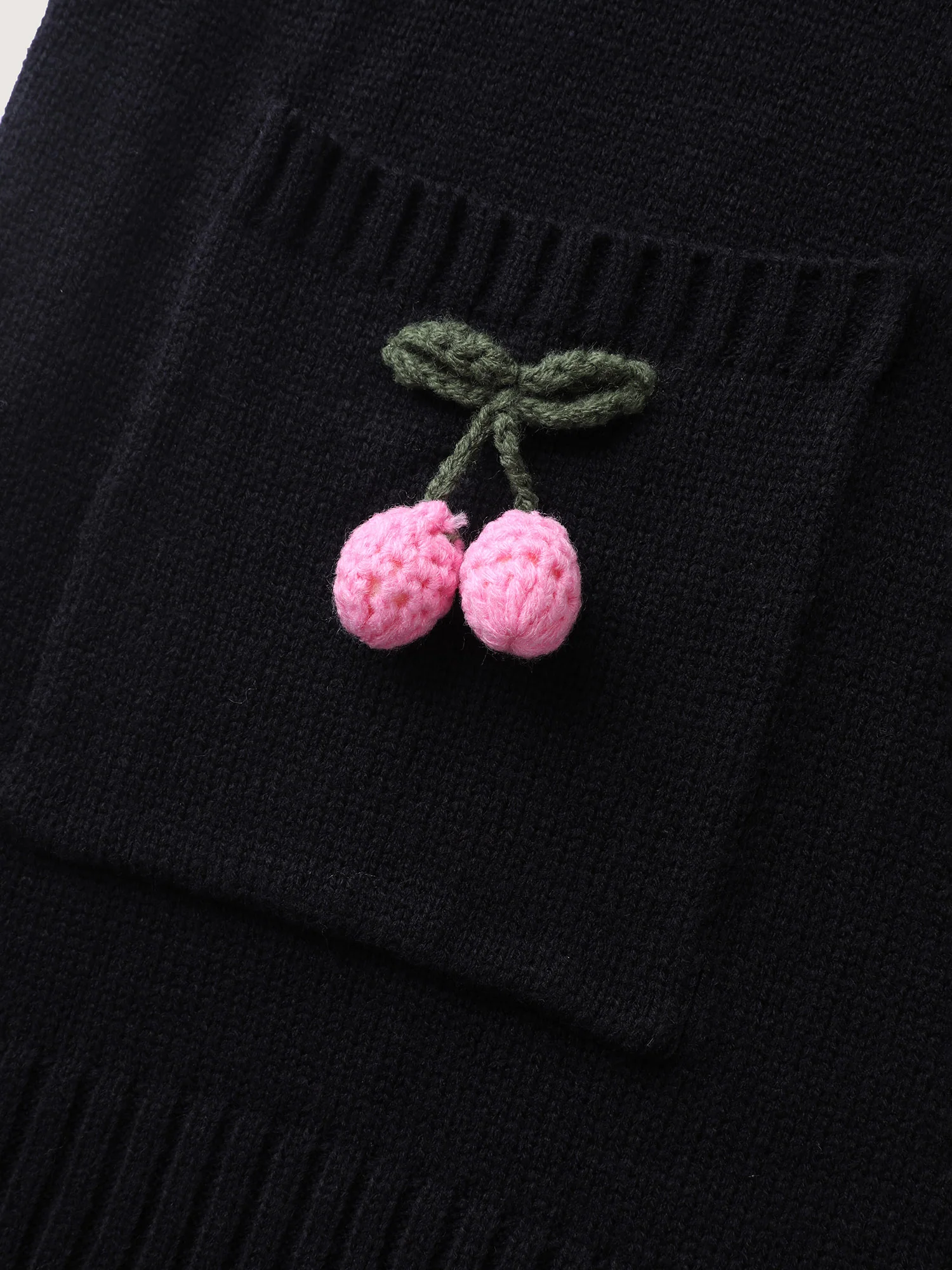 Crochet Floral Front-Open Pockets Knit Cardigan - Image 8
